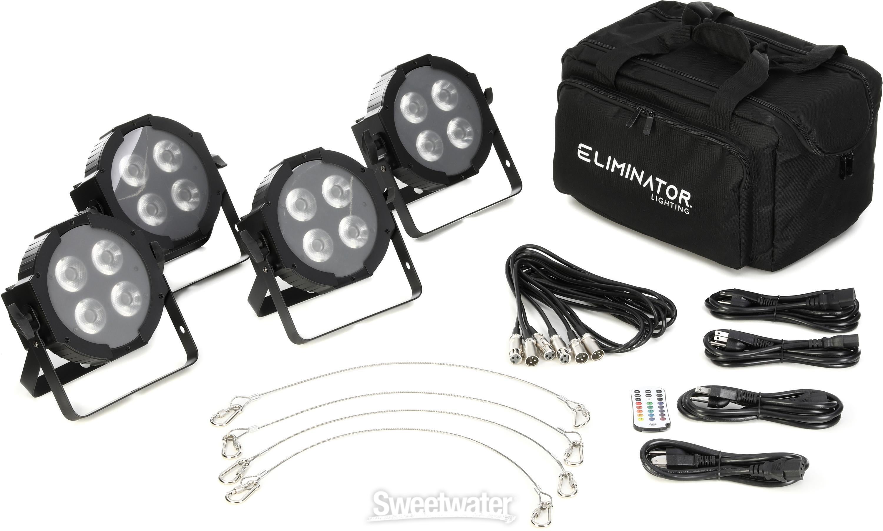 Eliminator Mega Flat Hex L Pak4 LED PAR Light Kit | Sweetwater