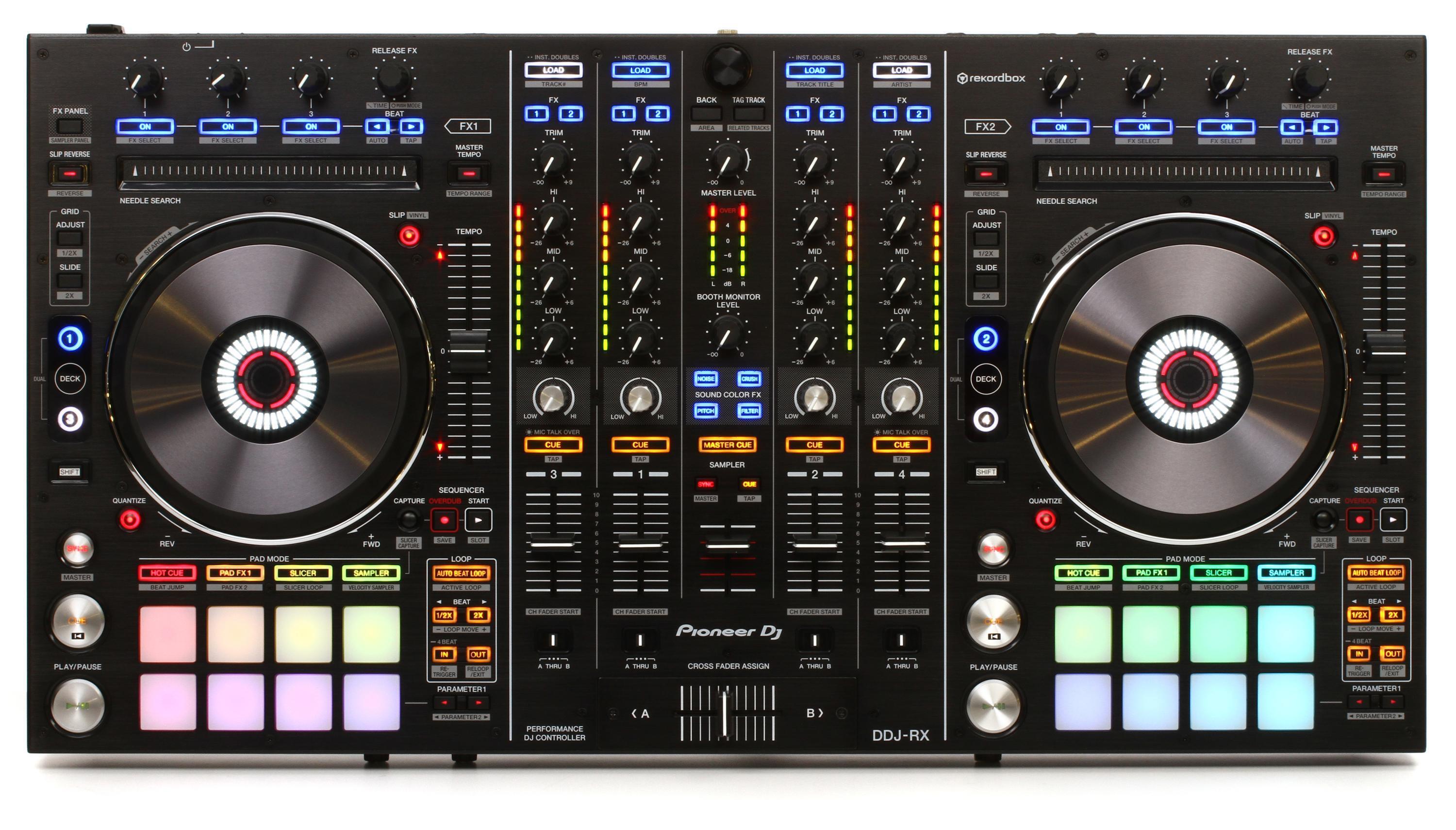 Pioneer DJ DDJ-RX 4-deck rekordbox DJ Controller