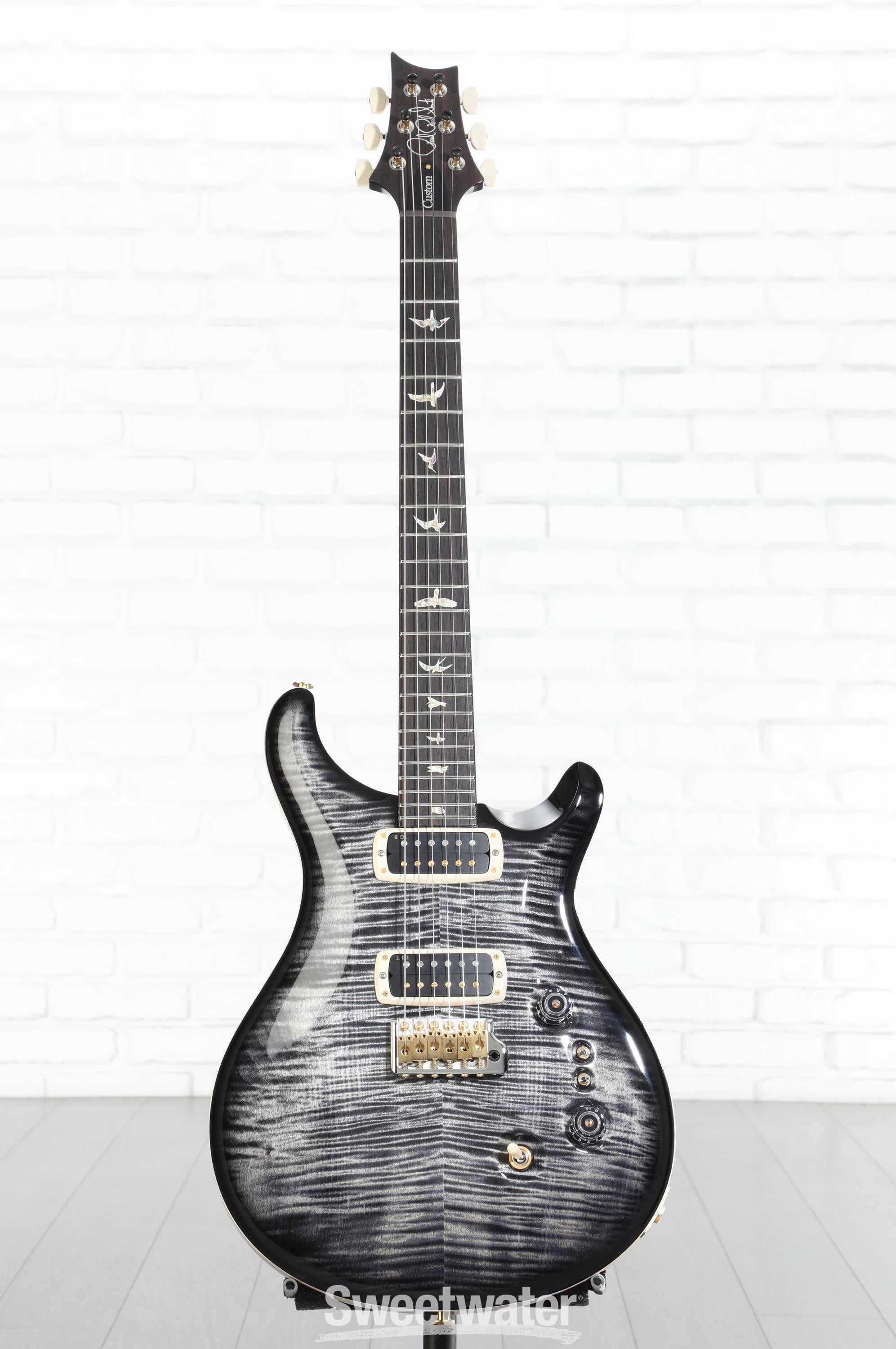 ギター PRS Custom 24-08 10top charcoal burst PRS Custom 24-08 10-Top Electric Guitar - Charcoal Burst/Charcoal