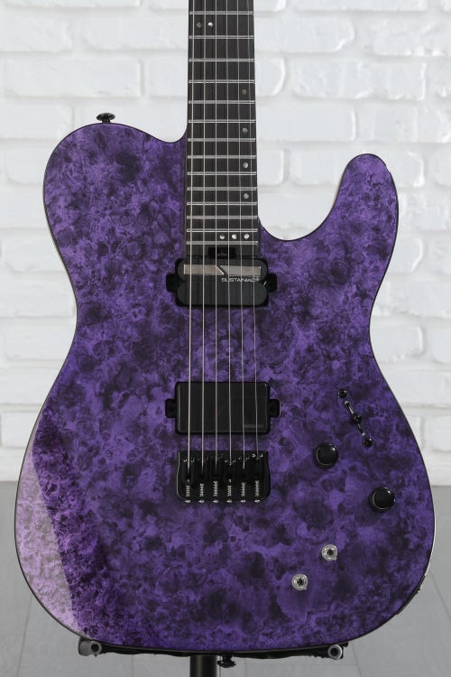 Schecter PT SLS Elite Baritone Electric Guitar - Purple Reign, Sweetwater Exclusive