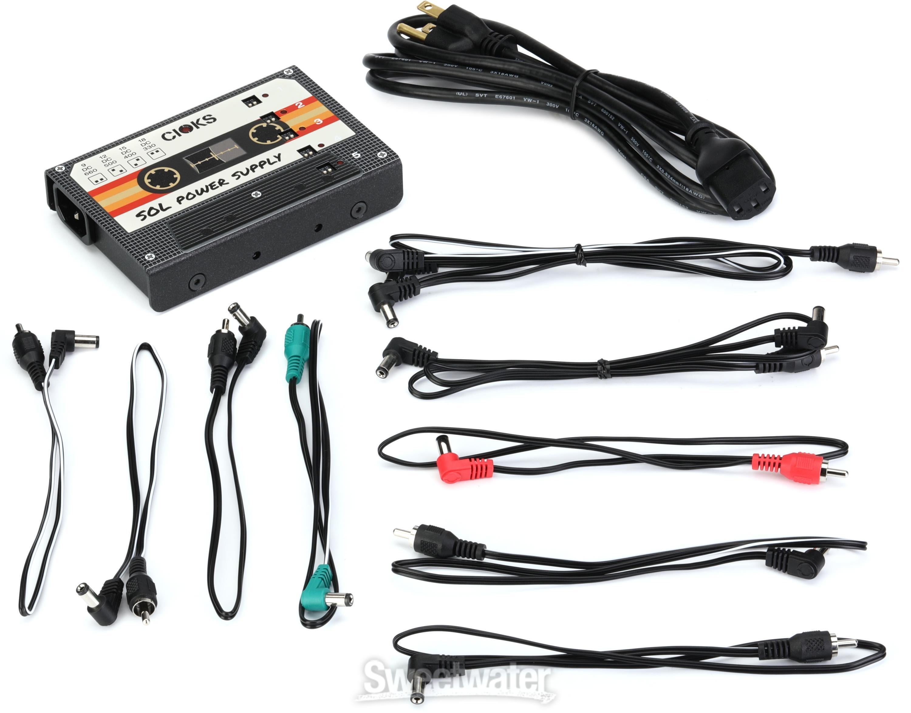 CIOKS SOL Pedal Power Supply - Cassette | Sweetwater