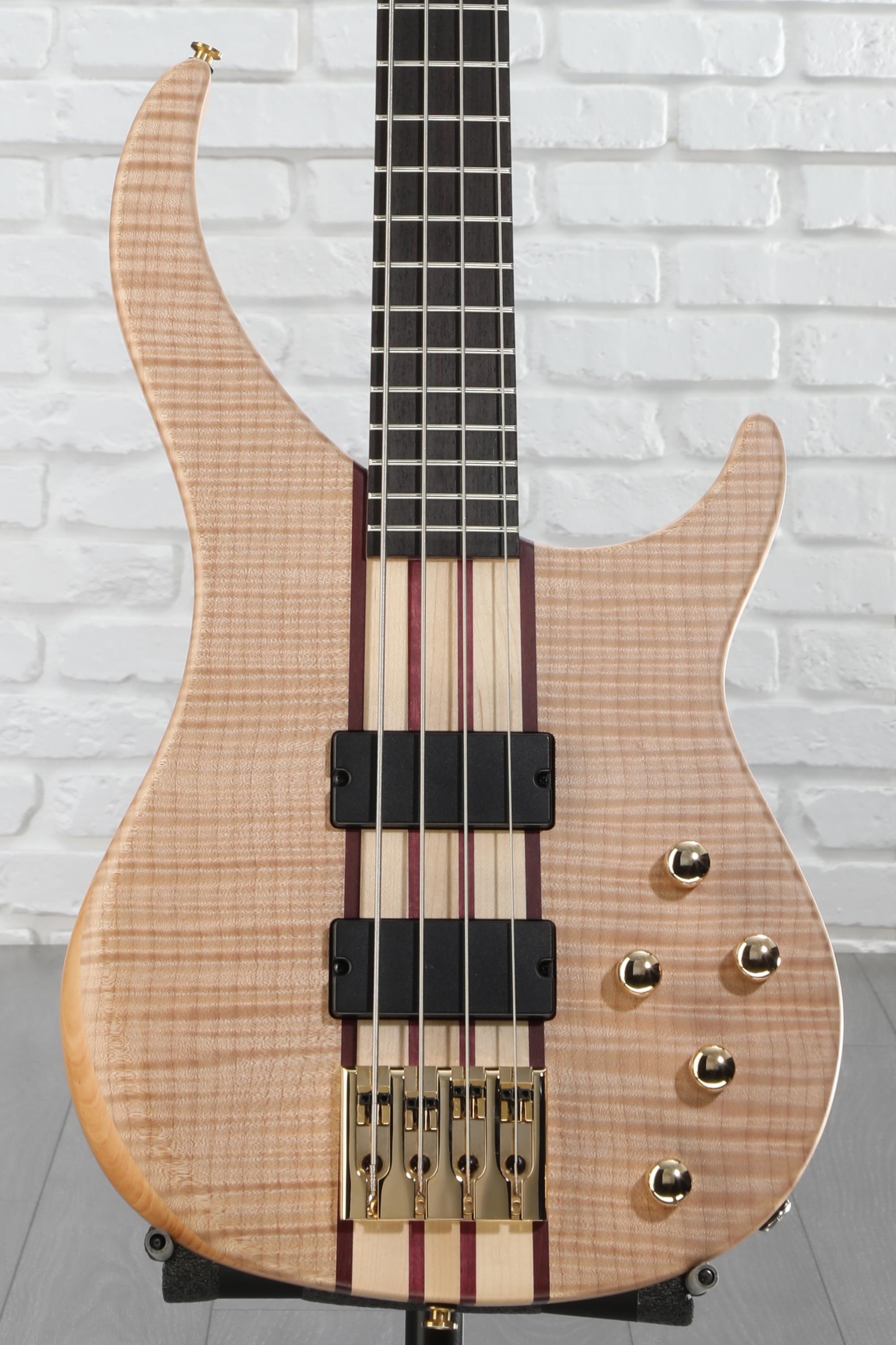 Peavey Cirrus 4 Electric Bass Guitar - Natural Flame Maple
