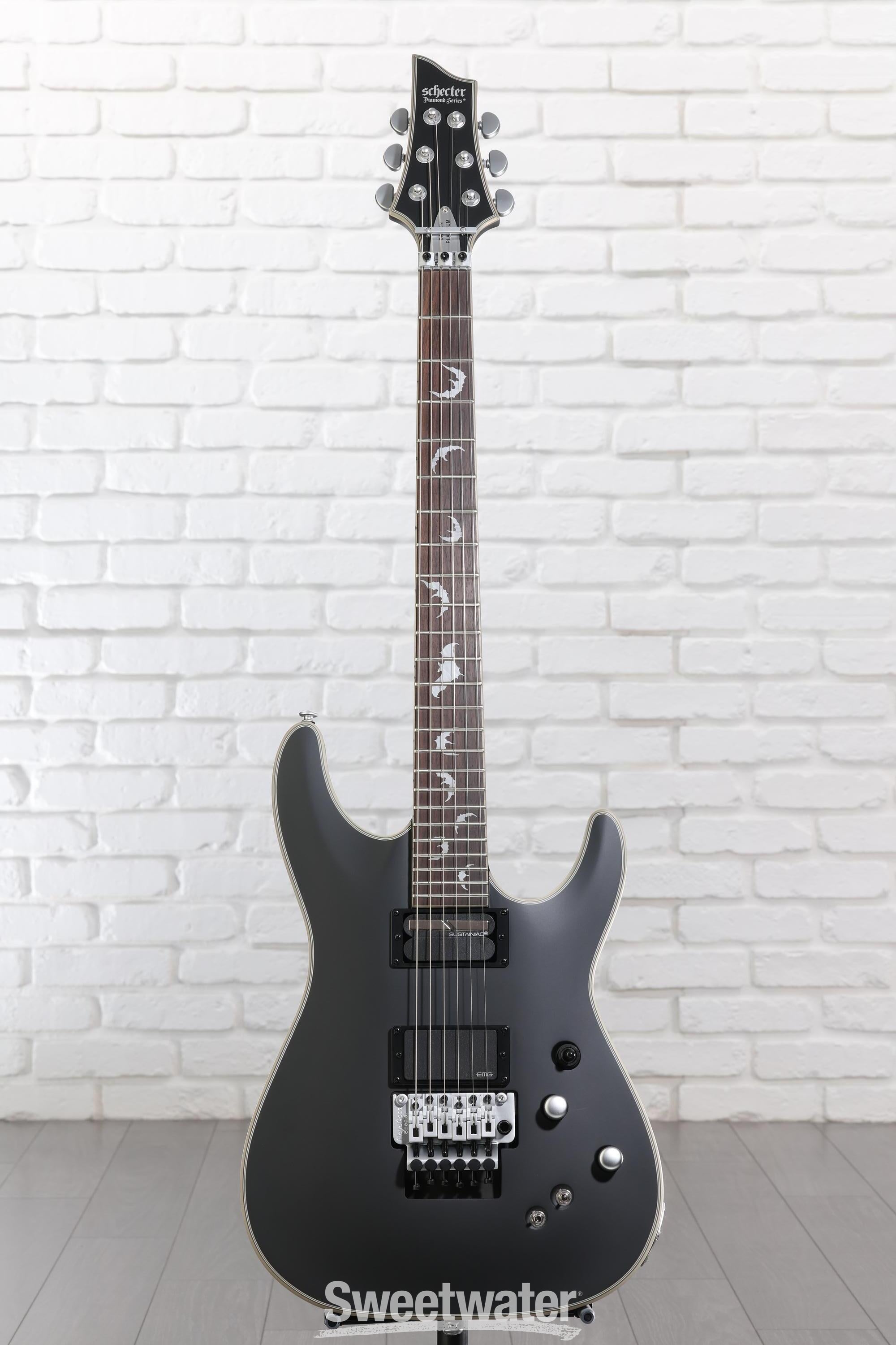 Schecter Damien Platinum 6 FR-S Electric Guitar - Satin Black
