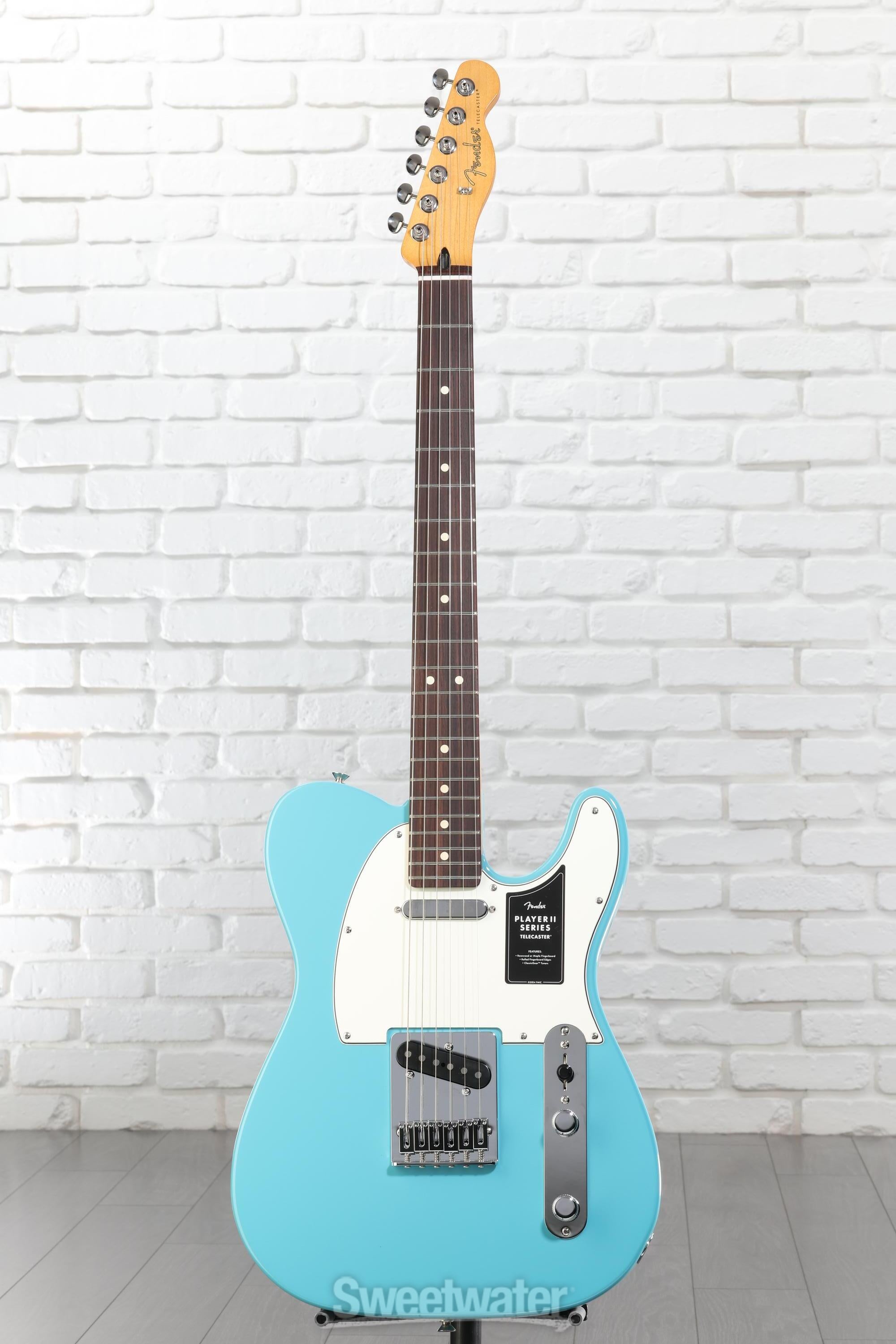 Fender Player II Telecaster Electric Guitar - Aquatone Blue with