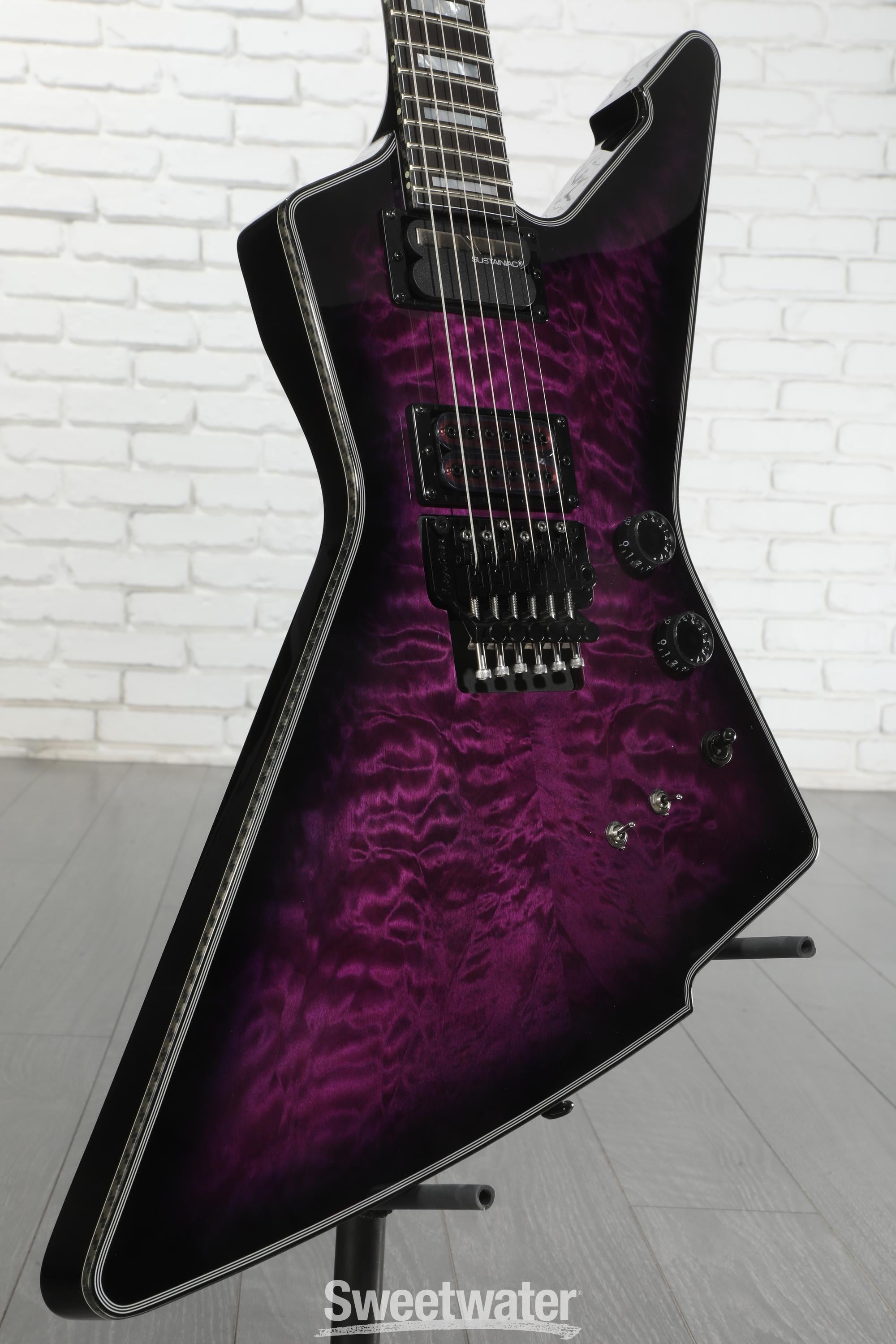 Schecter E-1 FR S Special Edition Electric Guitar - Trans Purple