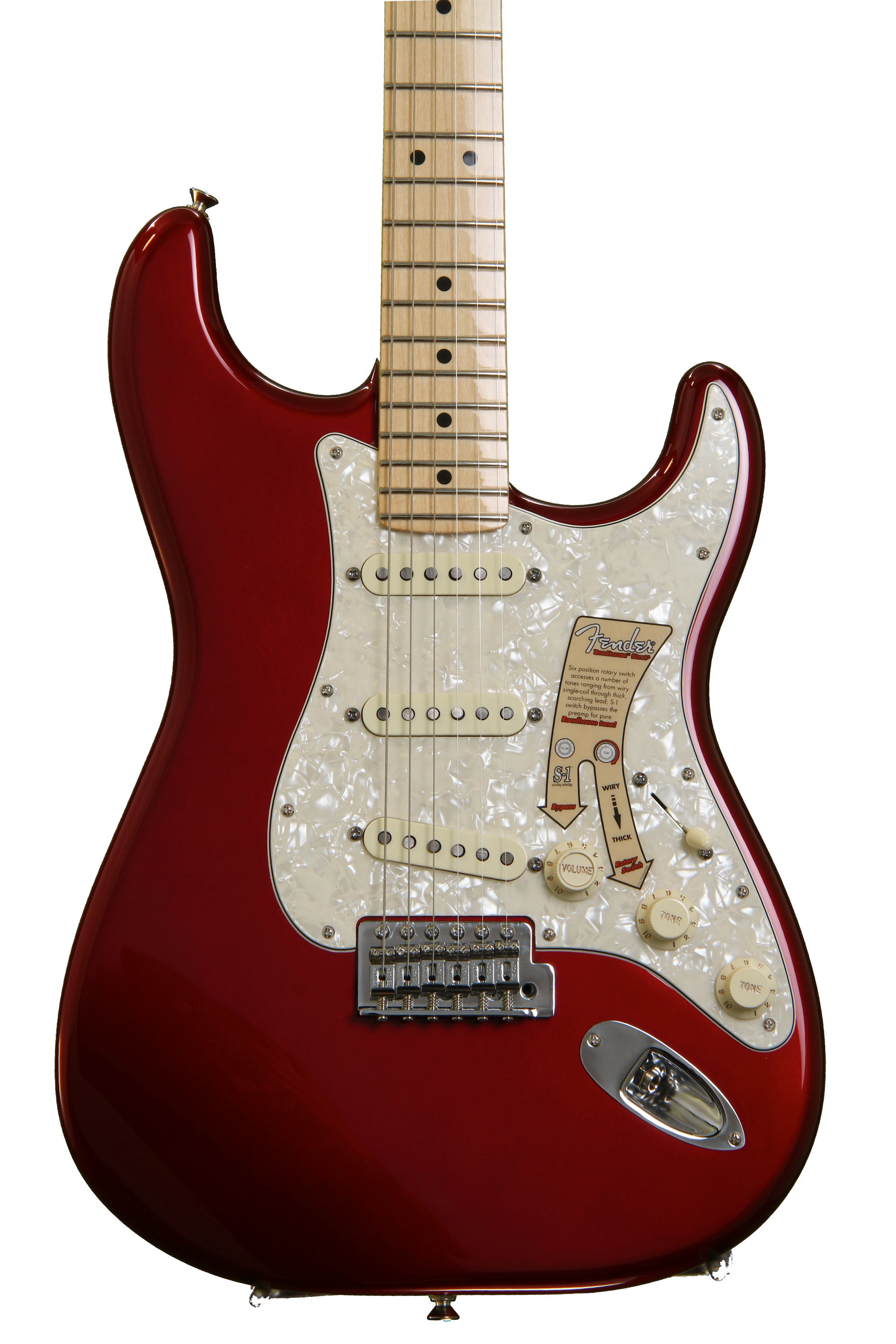 美品 送料込 Fender Deluxe Roadhouse Strat Fender Deluxe Roadhouse Stratocaster - Candy Apple Red | Sweetwater
