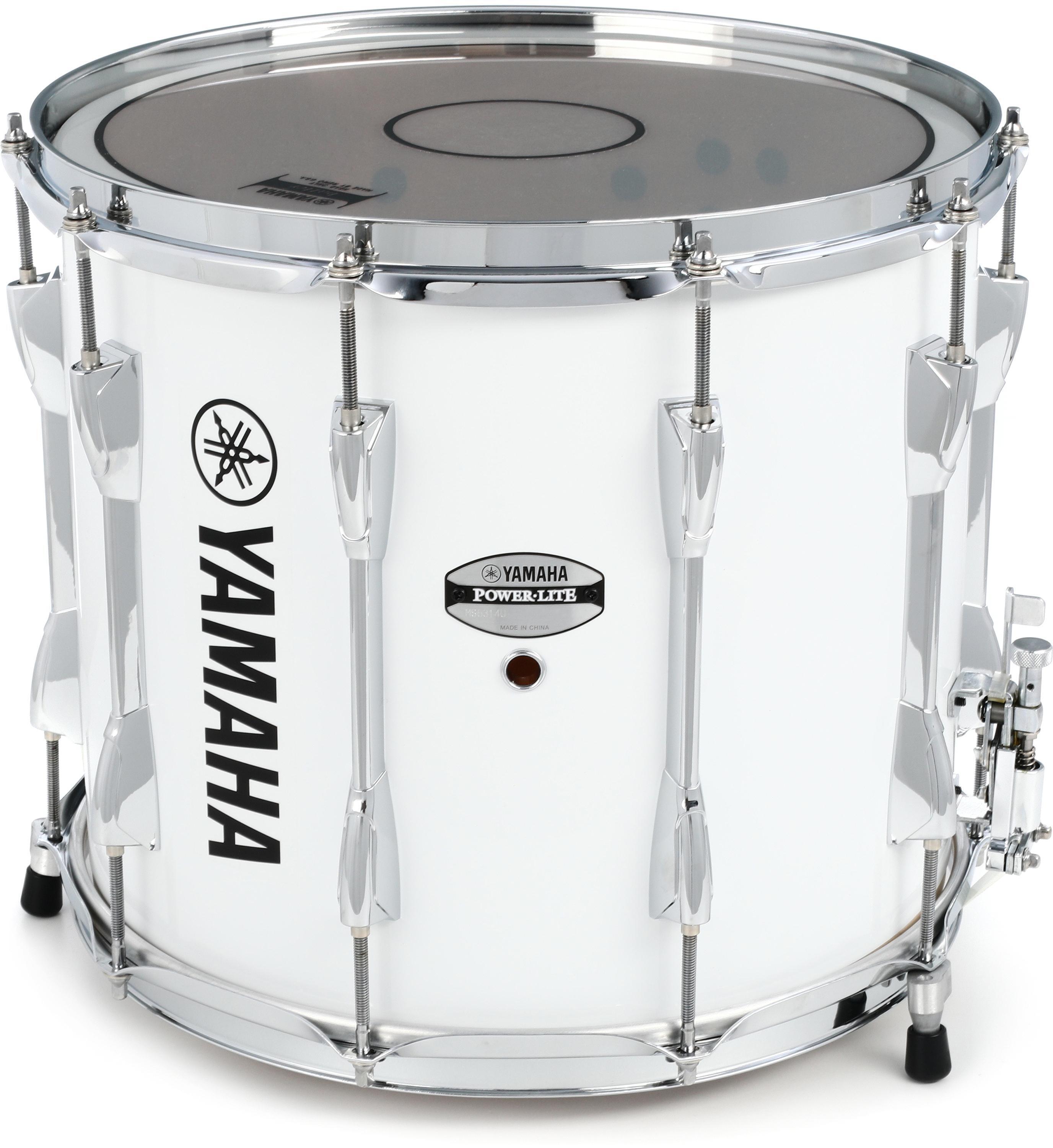 Yamaha MS-6300 Power-Lite Marching Snare Drum - 14-inch x 12-inch - White