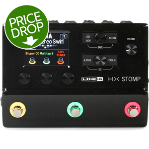 Line 6 HX Stomp Guitar Multi-effects Floor Processor - Black Line 6 HX Stomp Guitar Multi-effects Floor Processor - Black