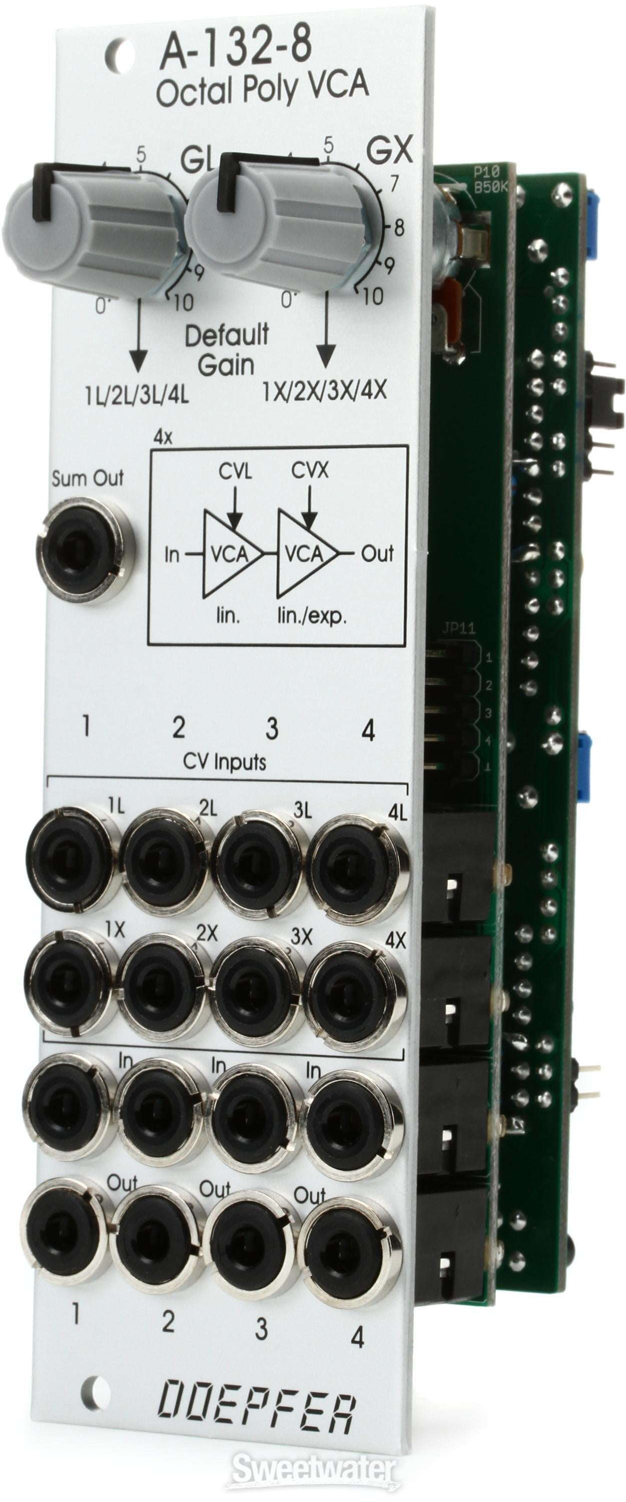 Doepfer A-132-8 Octal Poly VCA Eurorack Module | Sweetwater