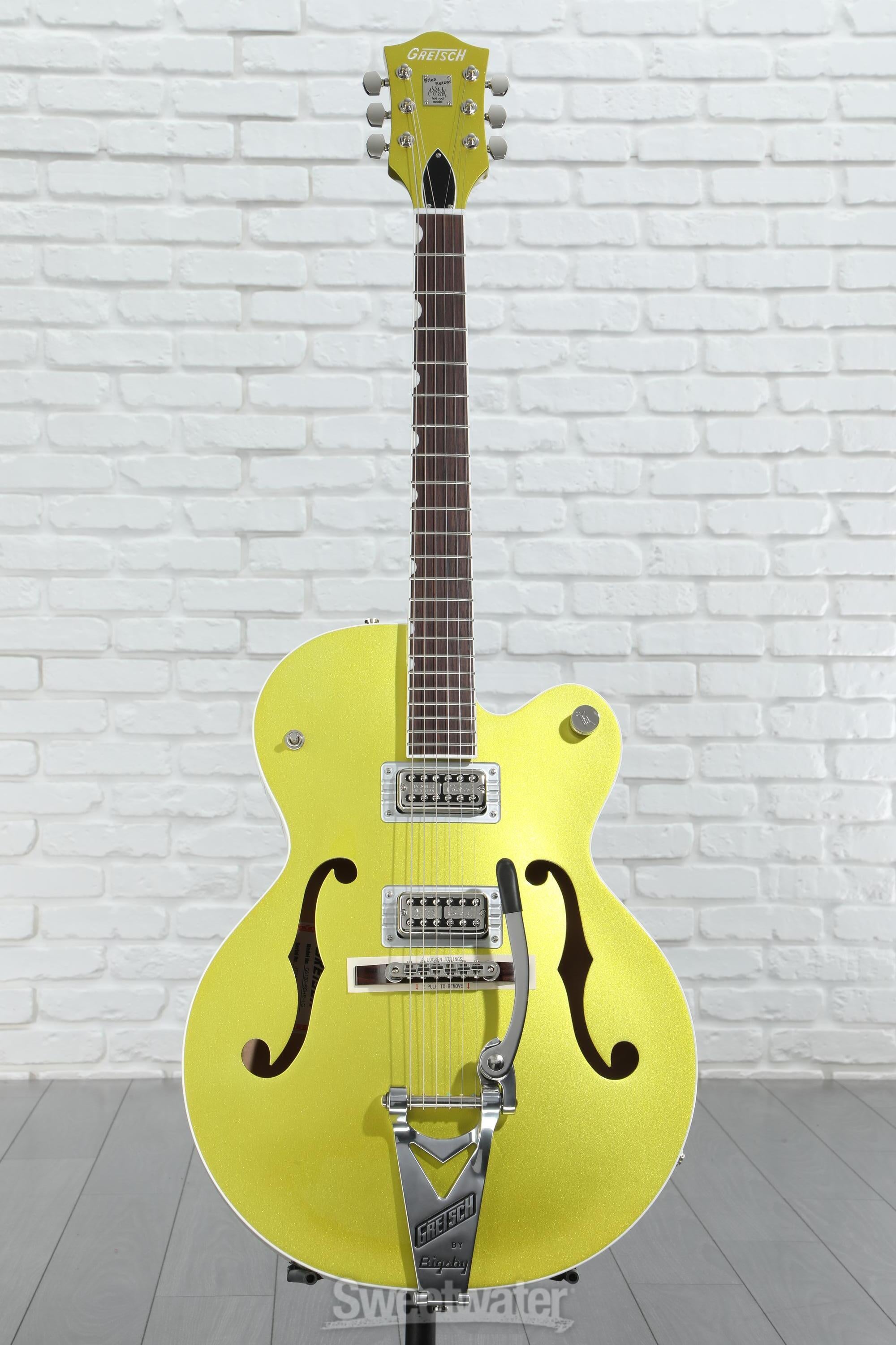 Gretsch G6120T Brian Setzer Signature Hot Rod - Lime Gold