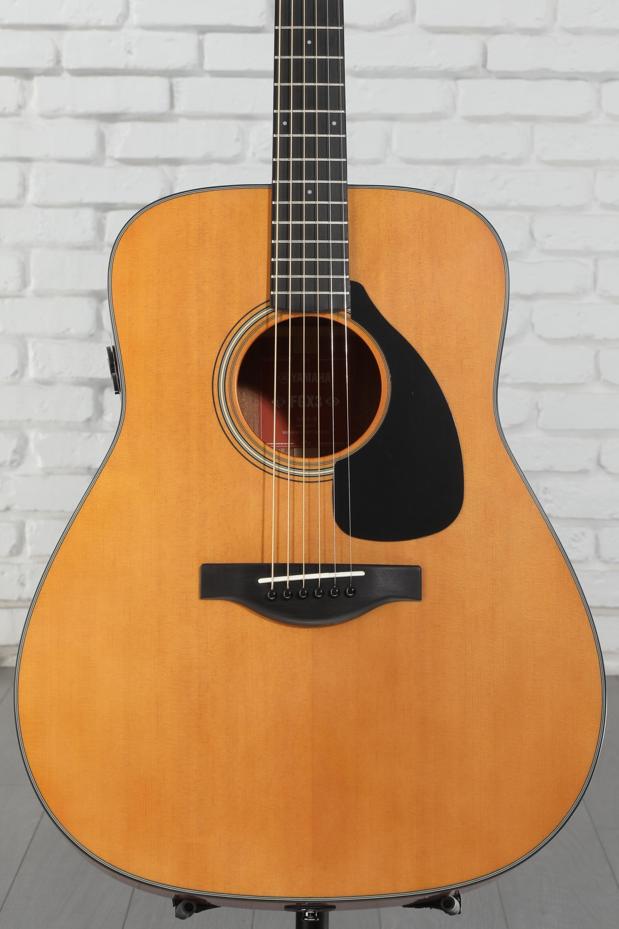 ギター YAMAHA FGX3 Yamaha FGX3 Red Label Dreadnought Acoustic-Electric Guitar