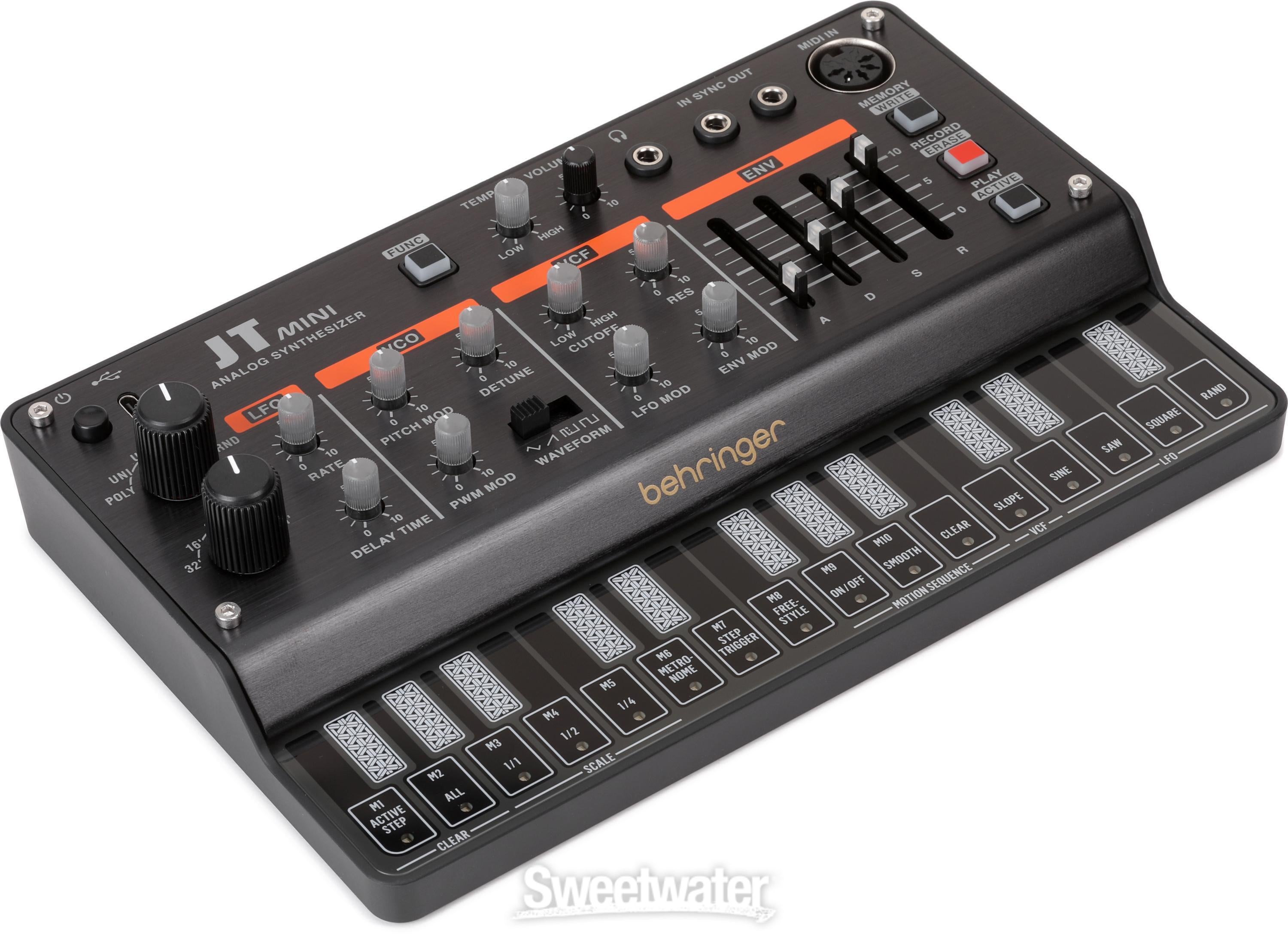 Behringer JT Mini Polyphonic 3-voice Analog Synthesizer | Sweetwater