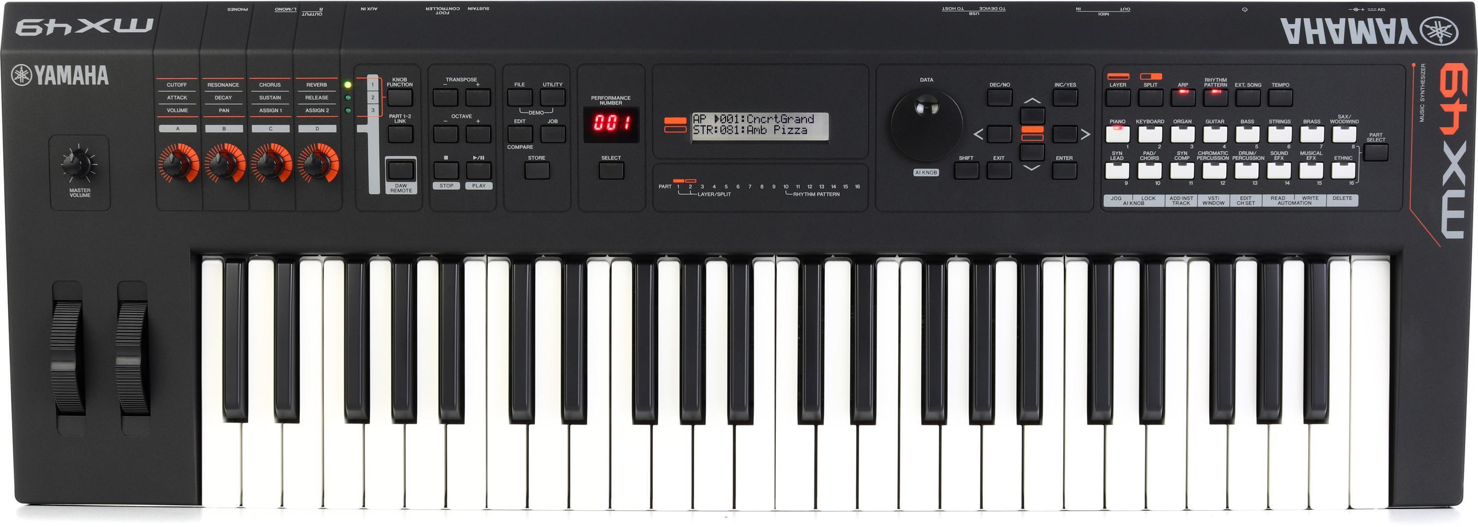 Yamaha MX49 Synth/Controller - Black