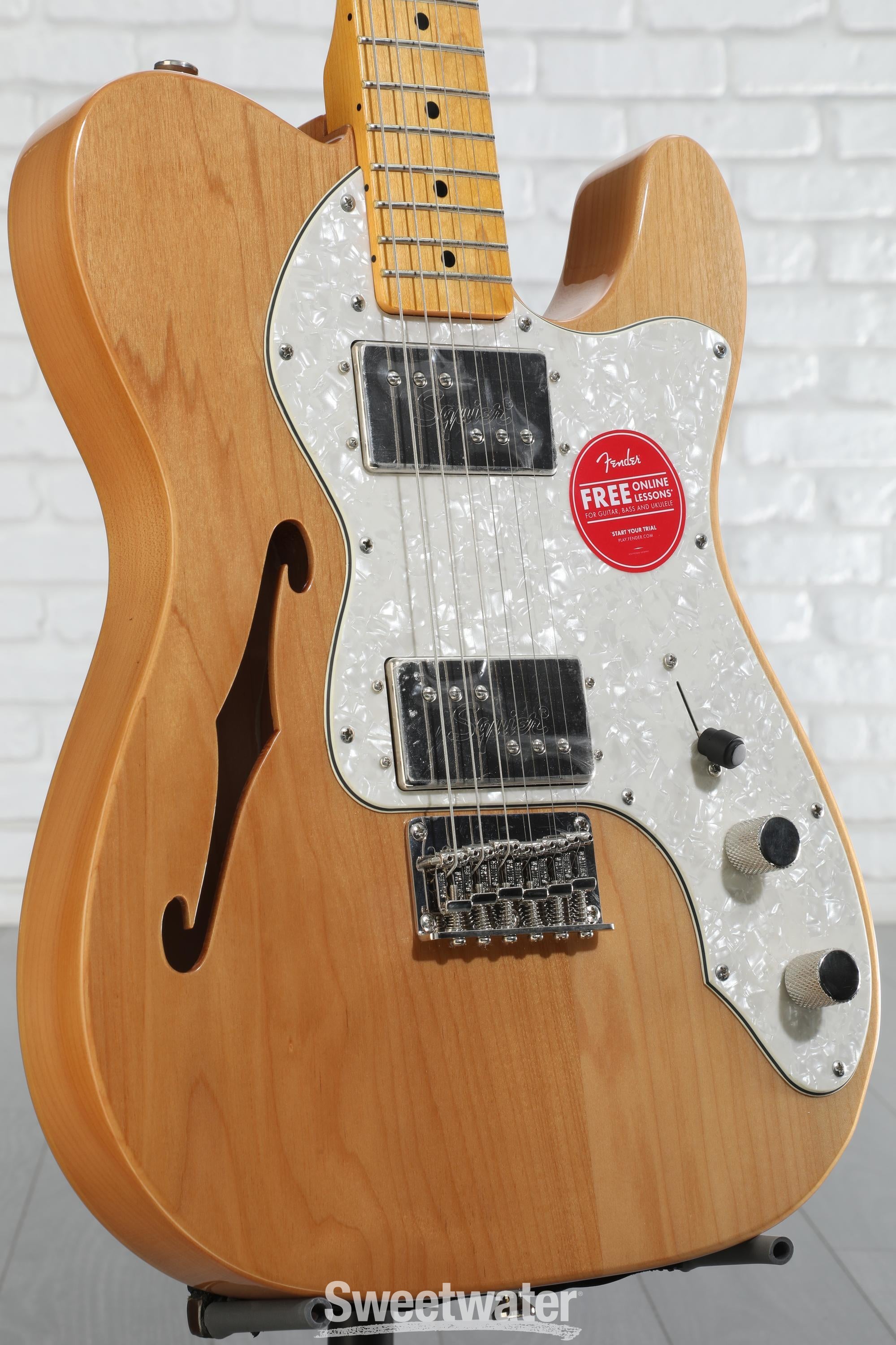 激安アウトレット Telecaster '70s Vibe Classic Squier Thinline Natural - ギター