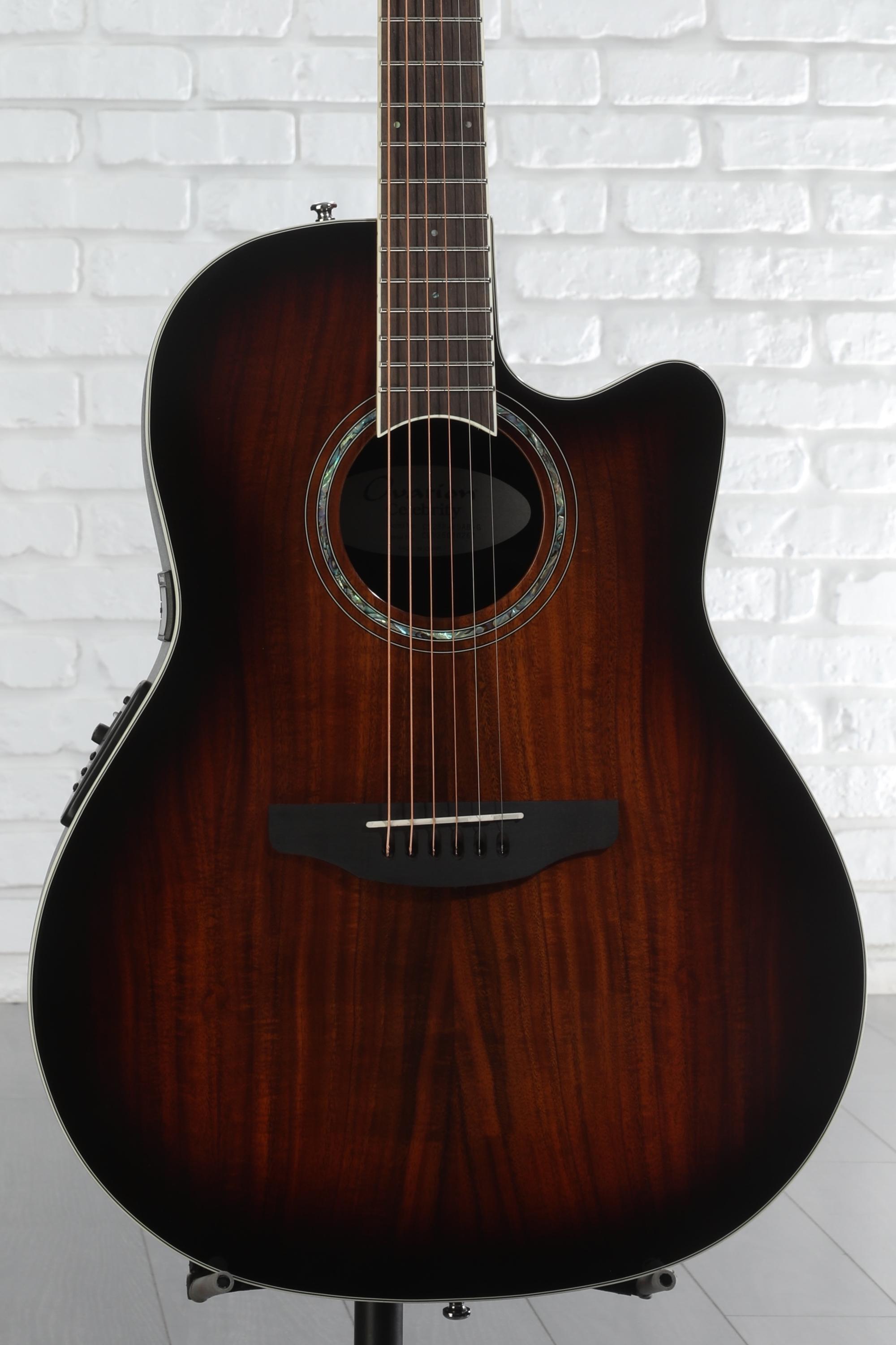Ovation CP212 エレアコ Celebrity Amazon.com: Ovation Celebrity Elite Plus Quilted Maple Top