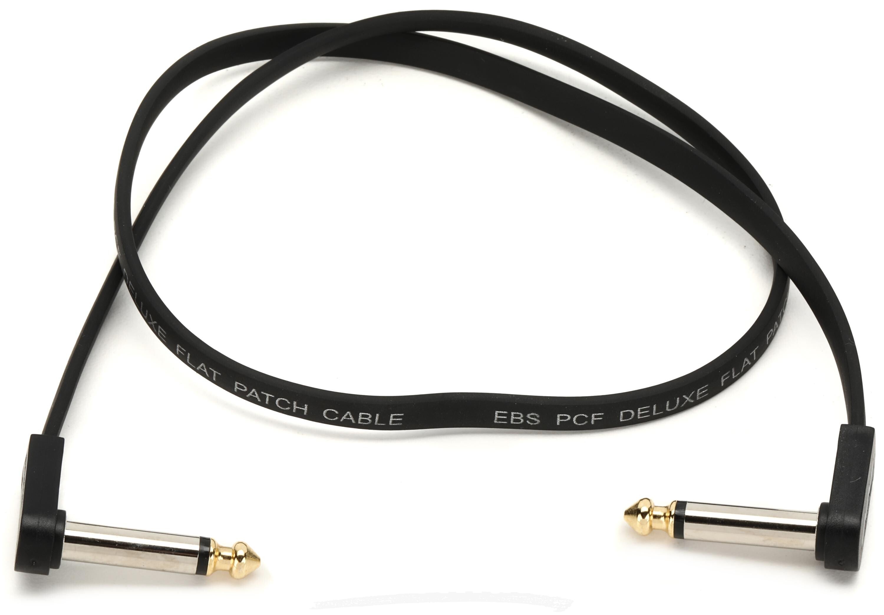 EBS Deluxe Flat Patch Cable - 22.83 inches | Sweetwater