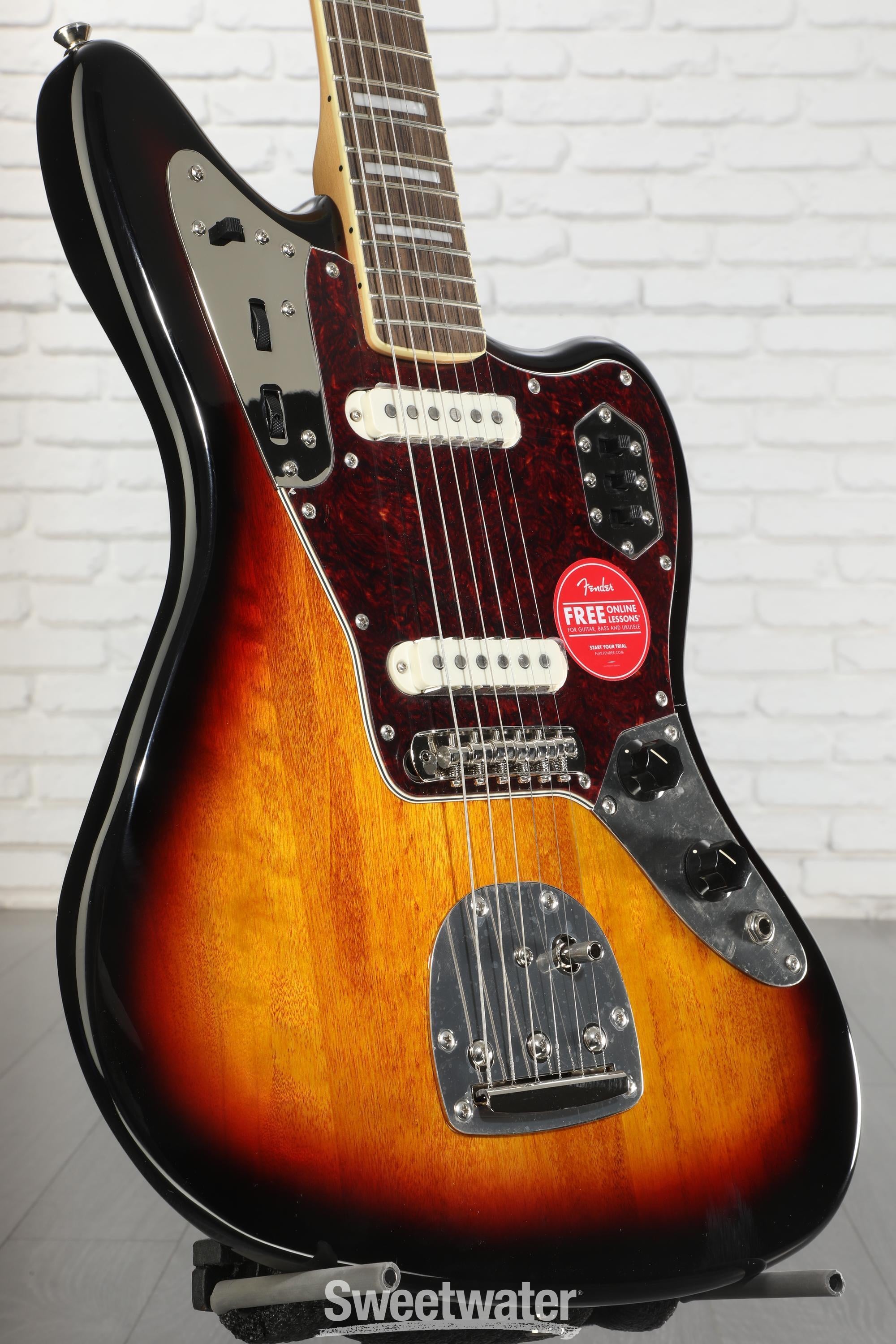 Squier Classic Vibe '70s Jaguar - 3-Tone Sunburst | Sweetwater