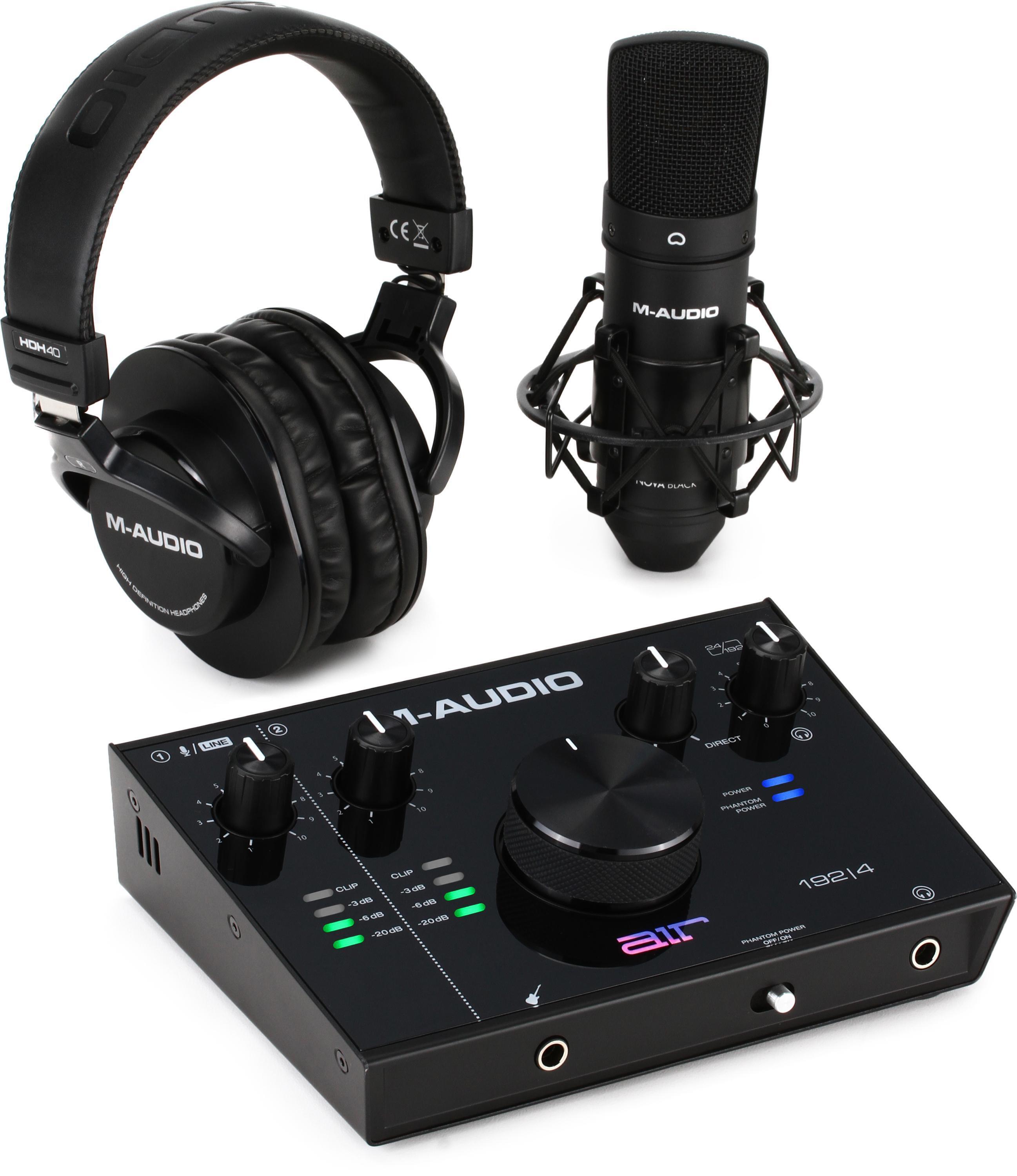 Bundled Item: M-Audio AIR 192|4 Vocal Studio Pro Complete Vocal Production Package