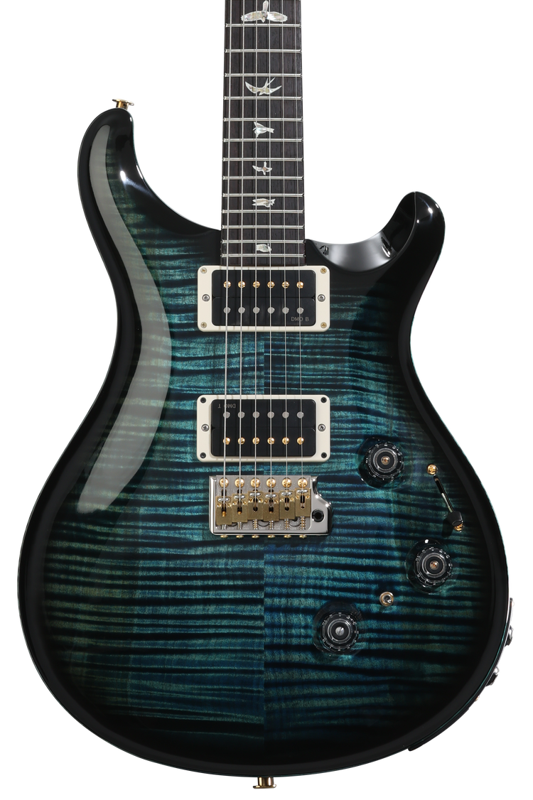 PRS Custom 24 Piezo 10-Top Electric Guitar - Cobalt Smokeburst