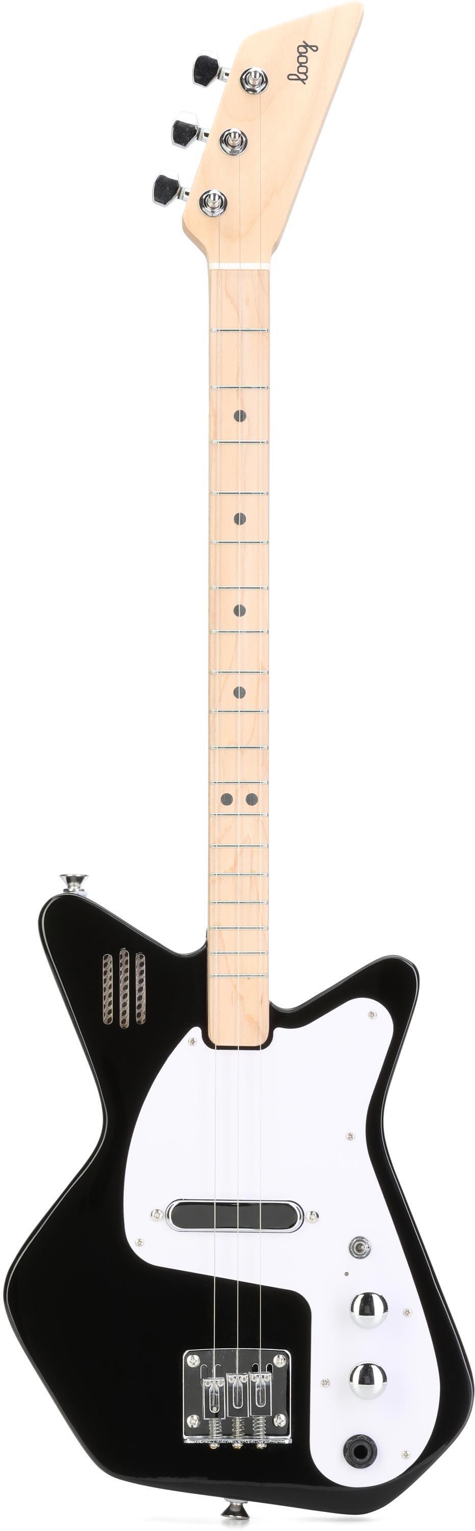 Loog Guitars Pro Electric Guitar - Black | Sweetwater