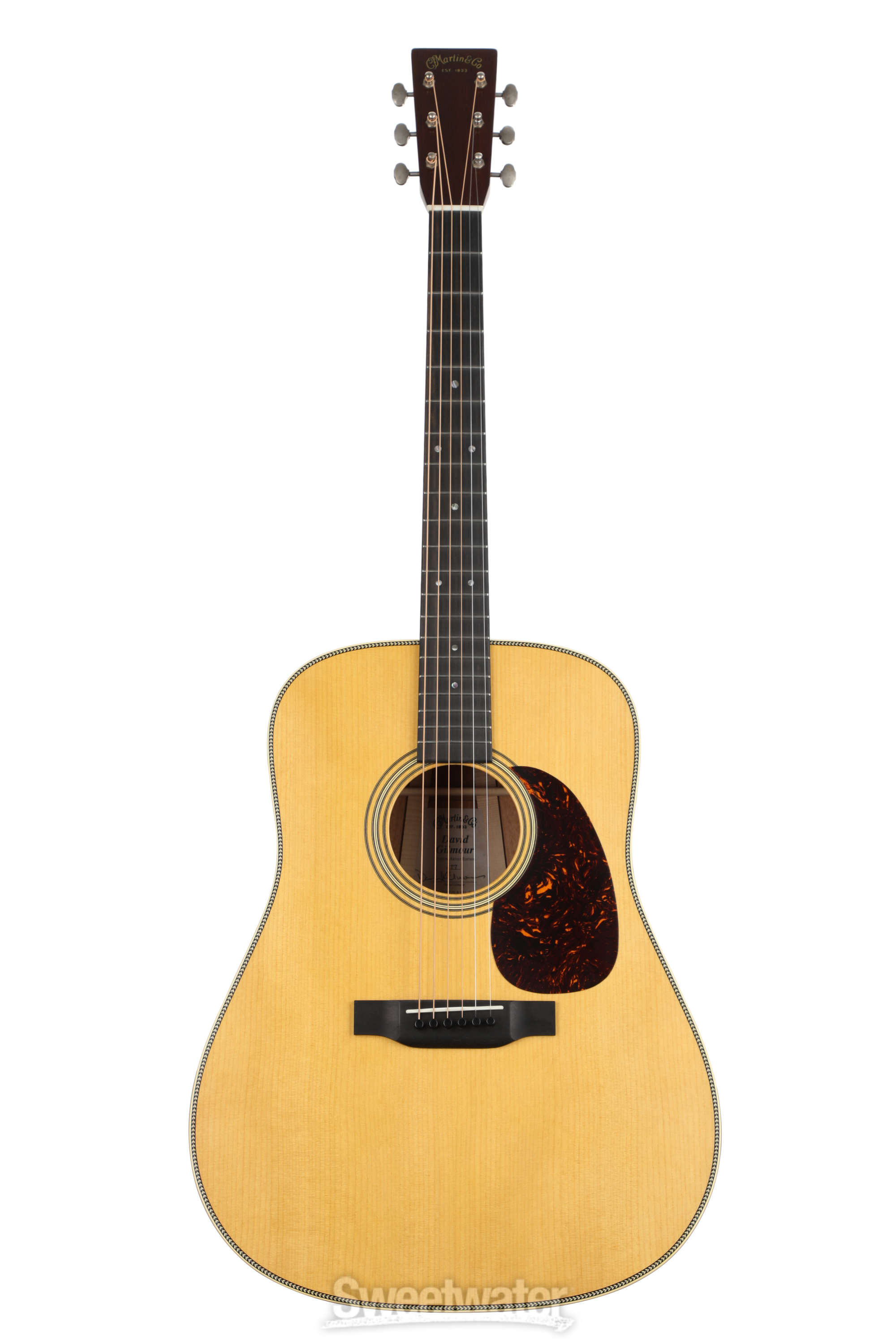 Martin D-35 David Gilmour Custom Signature Edition Acoustic Guitar -  Natural | Sweetwater