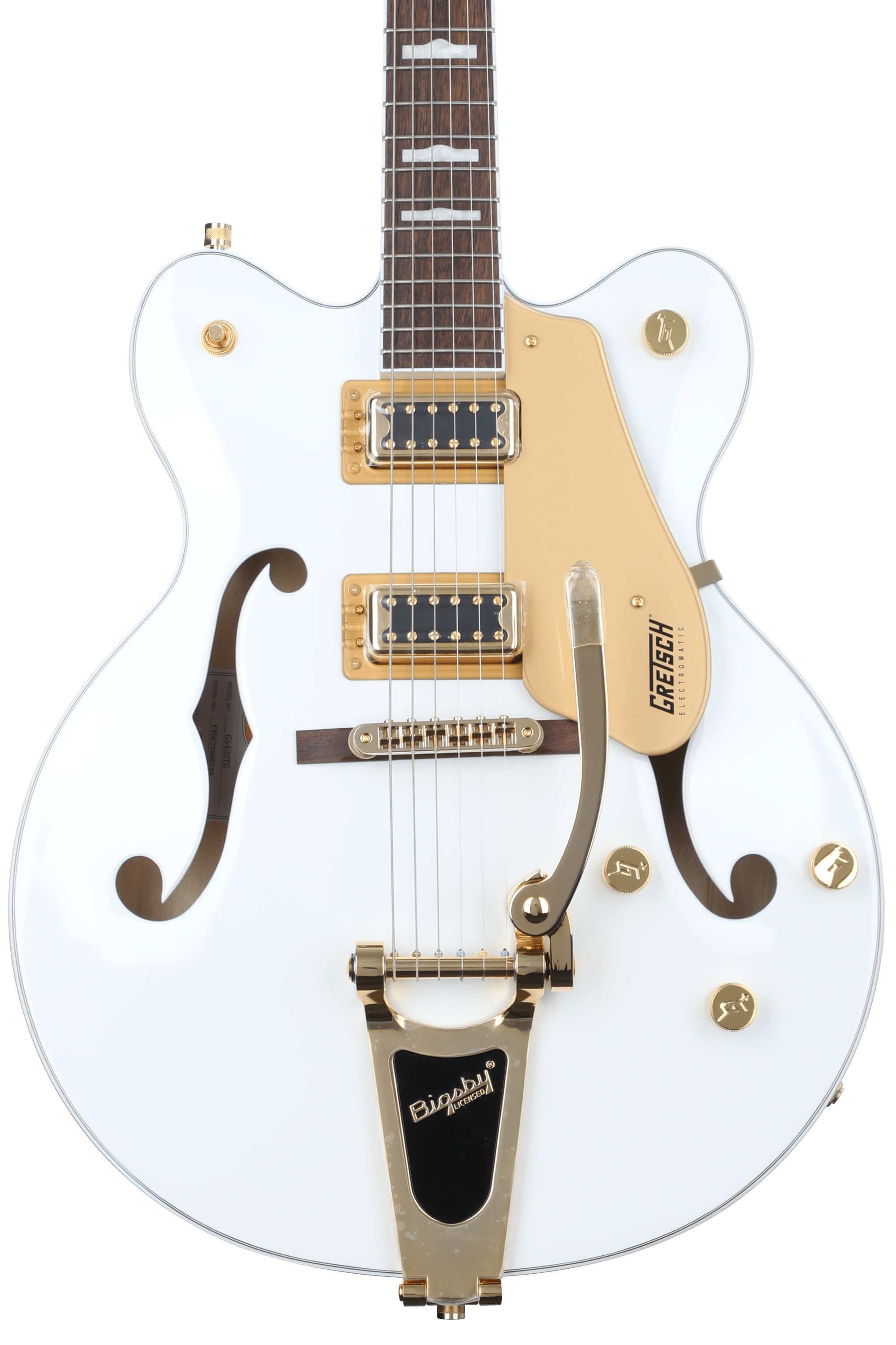 Gretsch G5422TG Electromatic Classic Hollowbody Double-Cut with Bigsby -  Snowcrest White