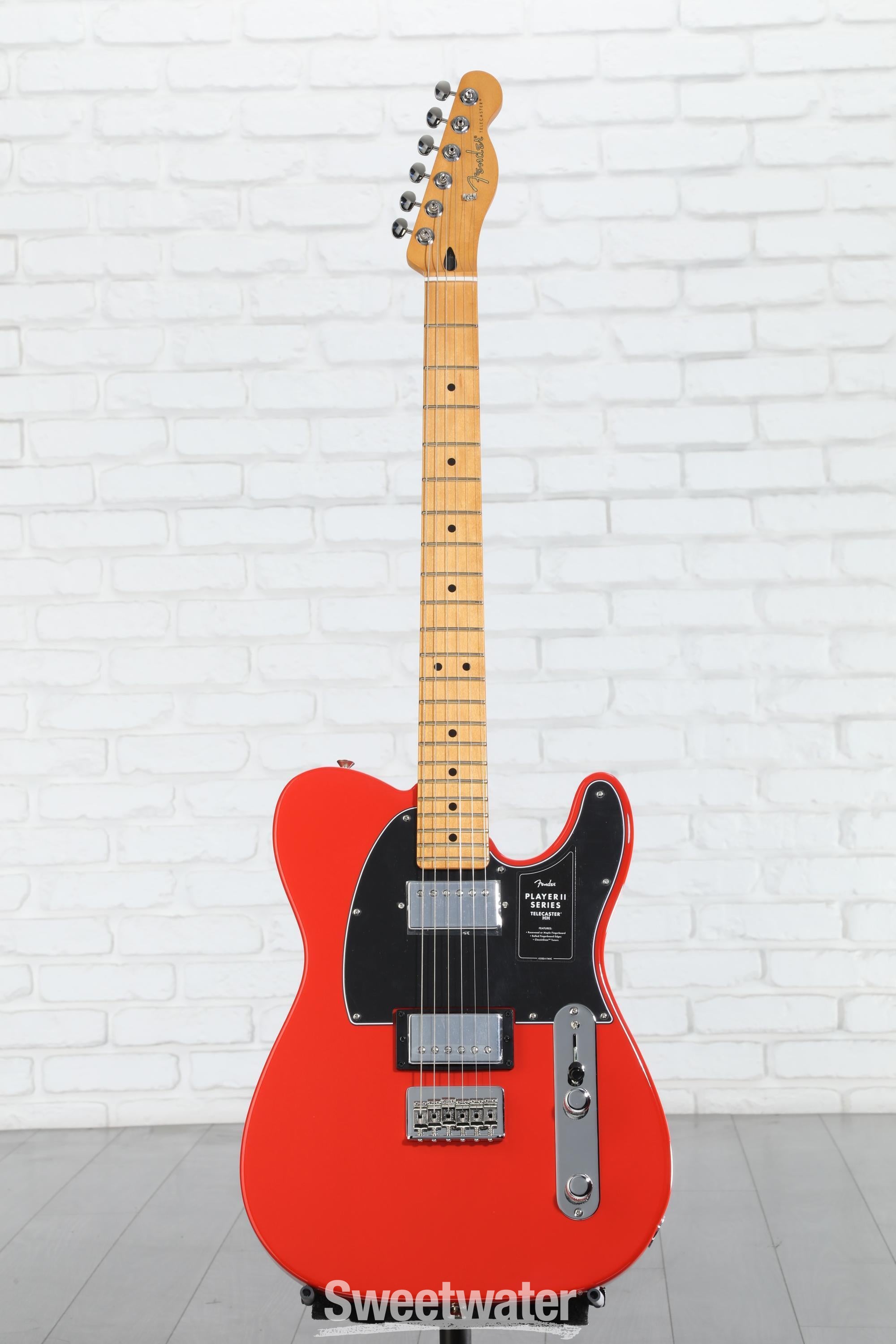 Fender Player II Telecaster HH Electric Guitar - Coral Red