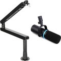 Photo of BEACN Mic USB-C Dynamic Broadcast Microphone with Stand - Black