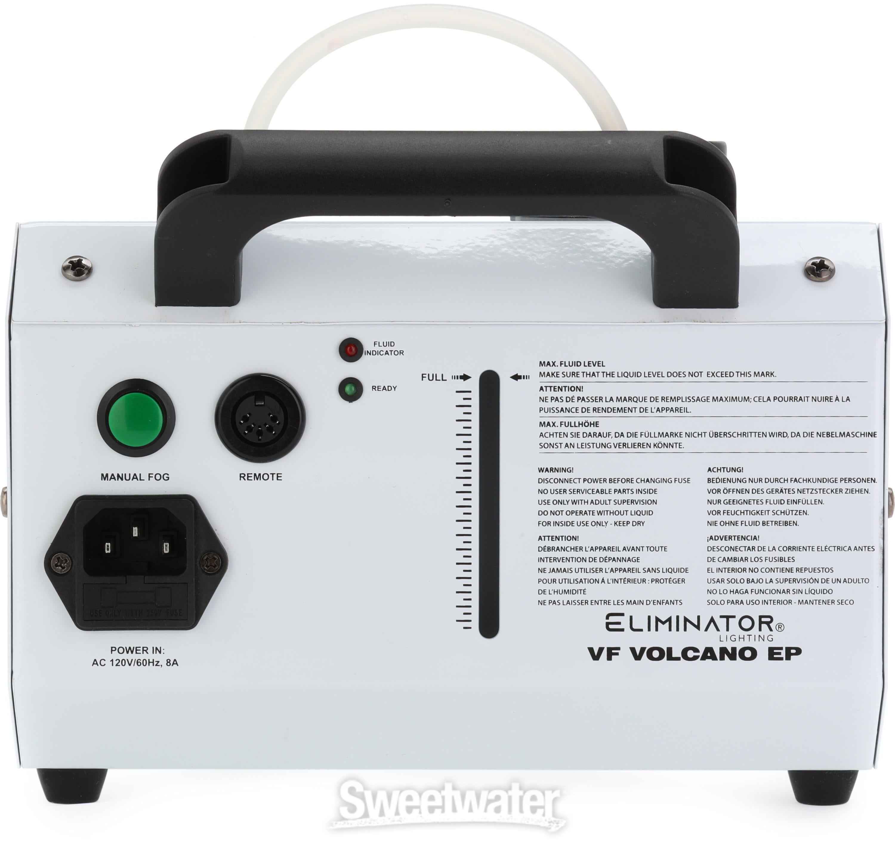Eliminator VF Volcano EP Fog Machine with RGB LED | Sweetwater