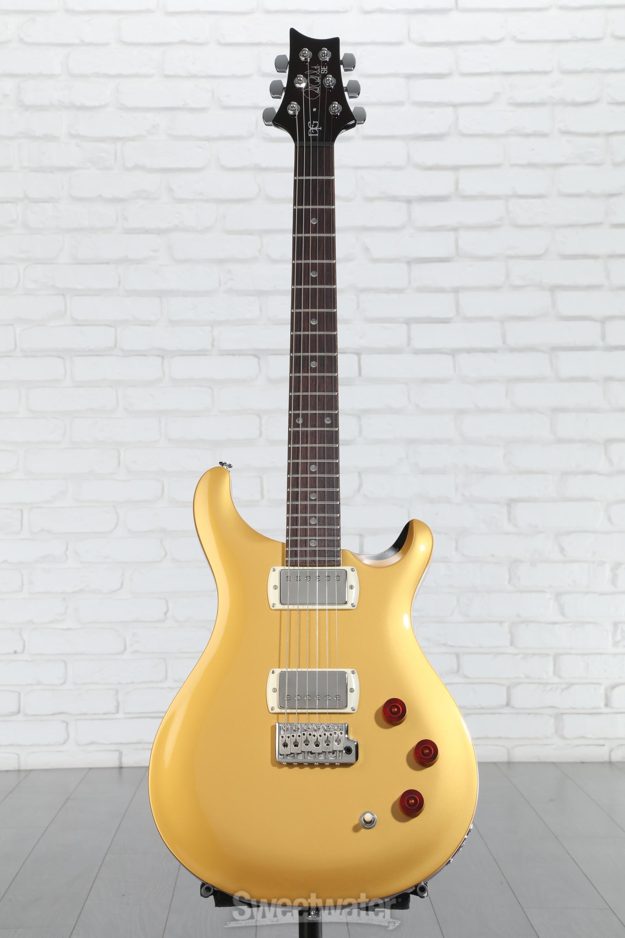 PRS SE DGT David Grissom Solidbody Electric Guitar - Gold Top