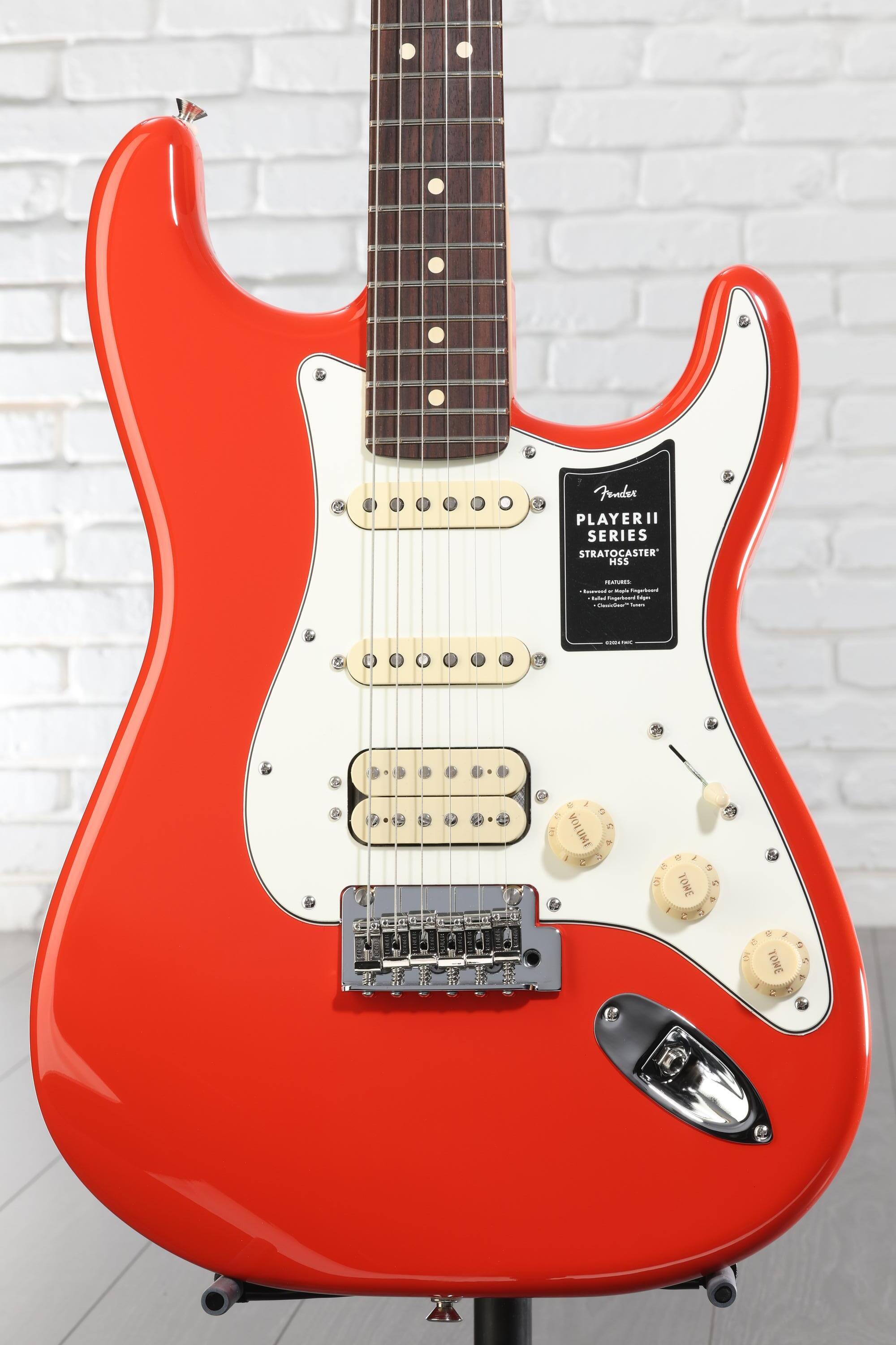 Fender Player II Stratocaster HSS Electric Guitar - Coral Red