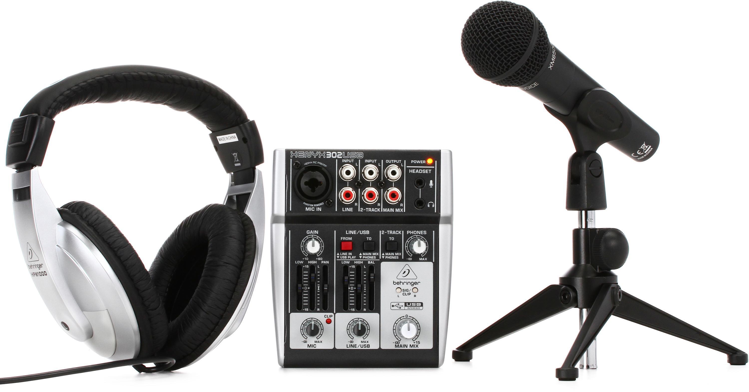 Behringer PODCASTUDIO 2 USB Bundle - Podcasting Bundle