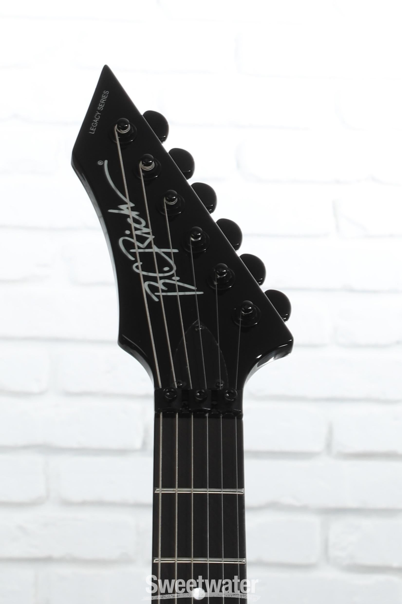 B.C. Rich Warlock Legacy Electric Guitar - Red Crackle, Kahler Tremolo