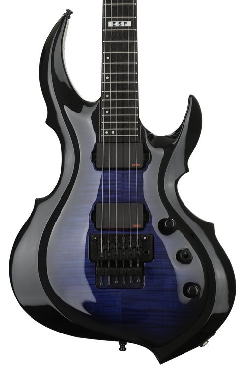 ESP E-II FRX, Flame Maple Top - Reindeer Blue | Sweetwater