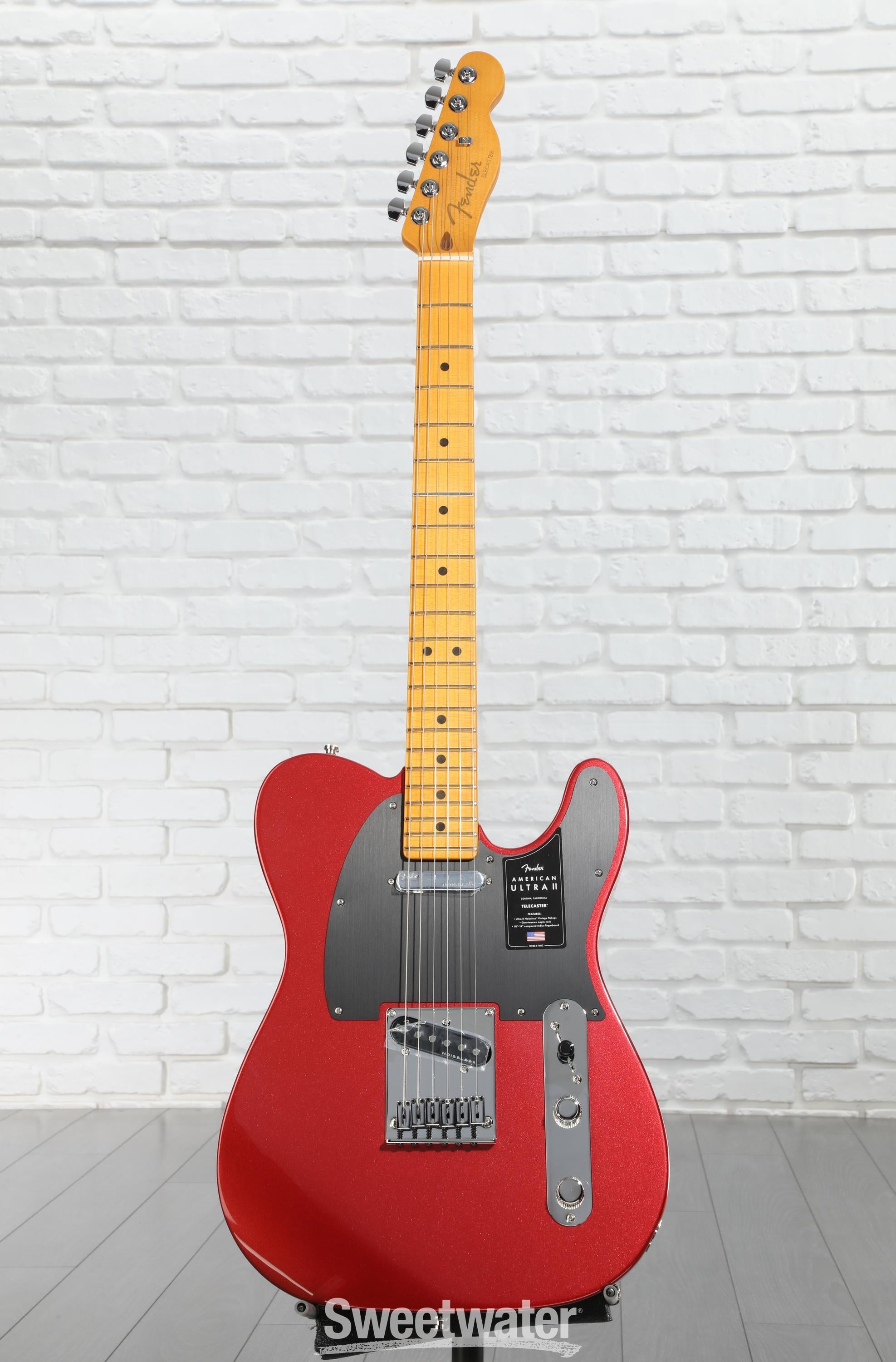 Fender American Ultra II Telecaster Electric Guitar - Sinister Red