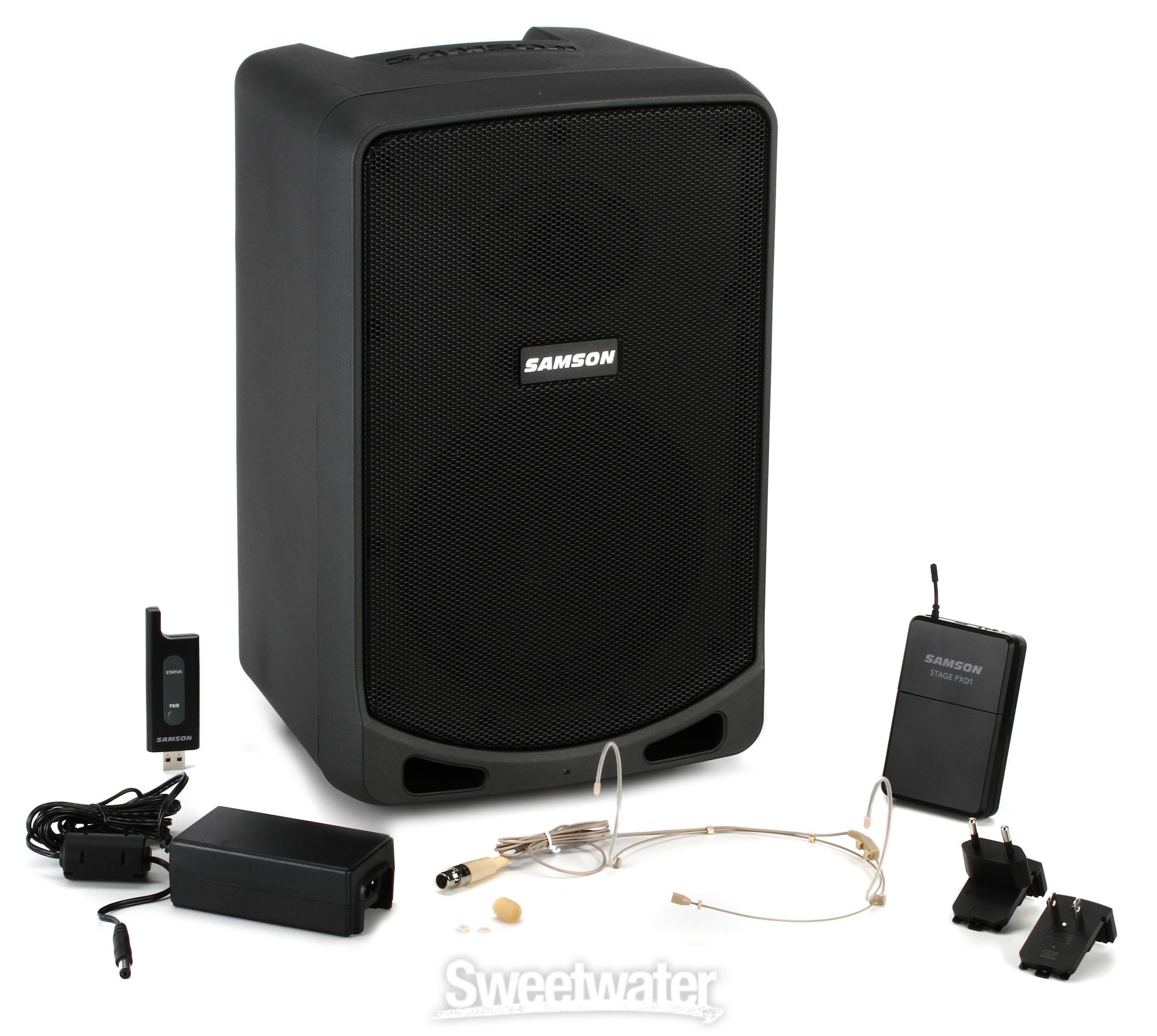 Samson Expedition XP106wDE Battery-powered PA System with Wireless