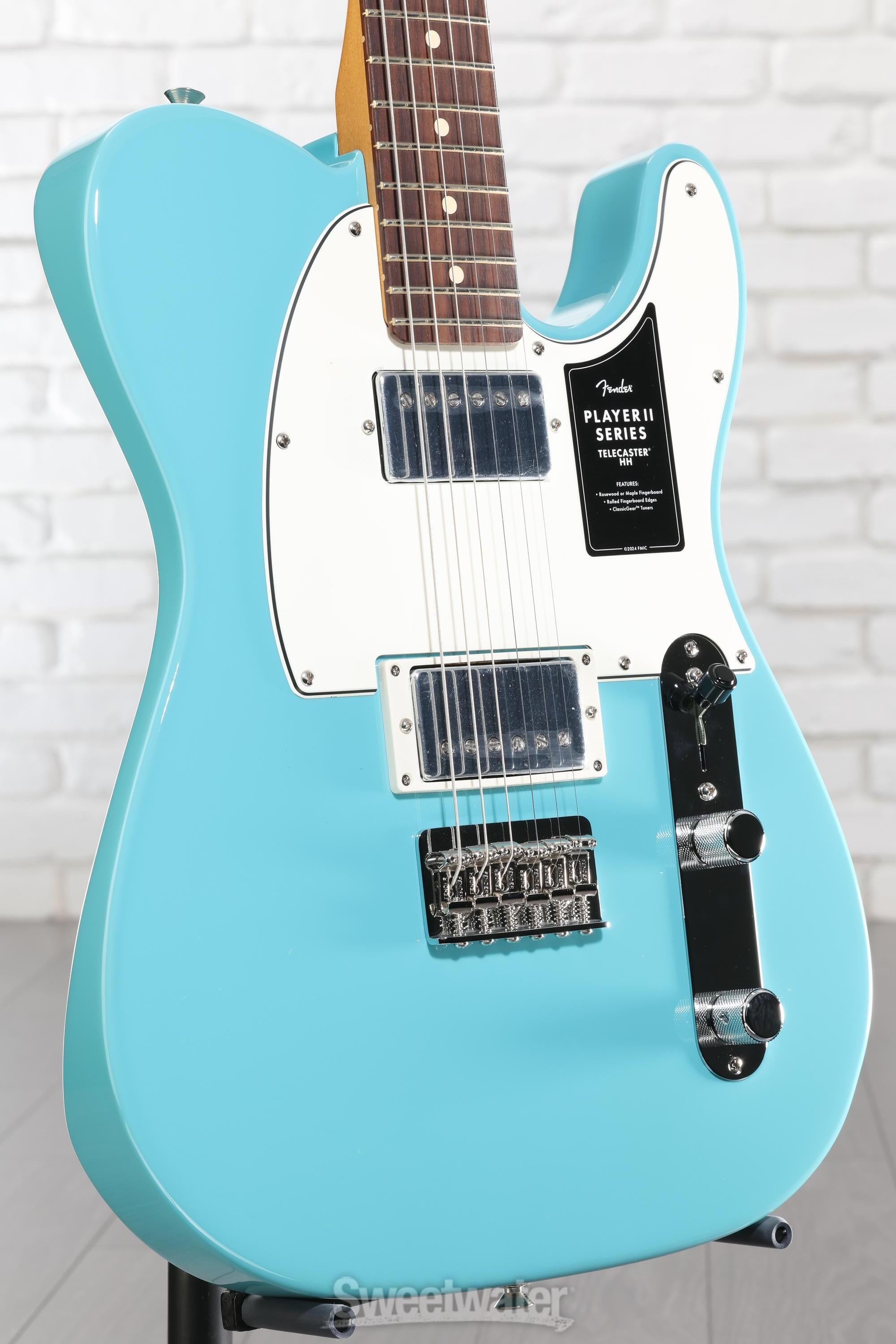 Fender Player II Telecaster HH Electric Guitar - Aquatone Blue