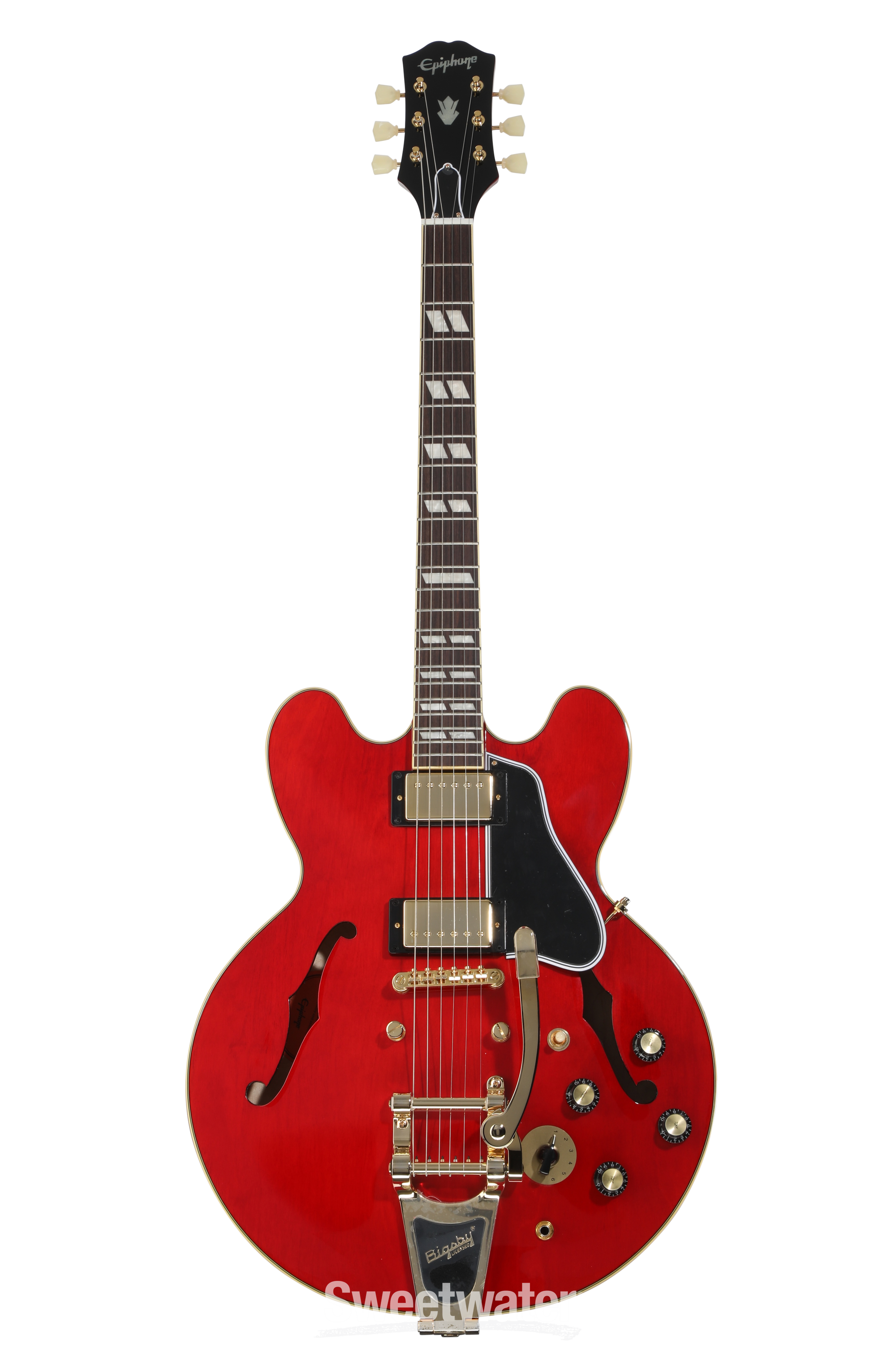 Epiphone Back to the Future ES-345 Semi-hollowbody Electric Guitar - Sixties Cherry