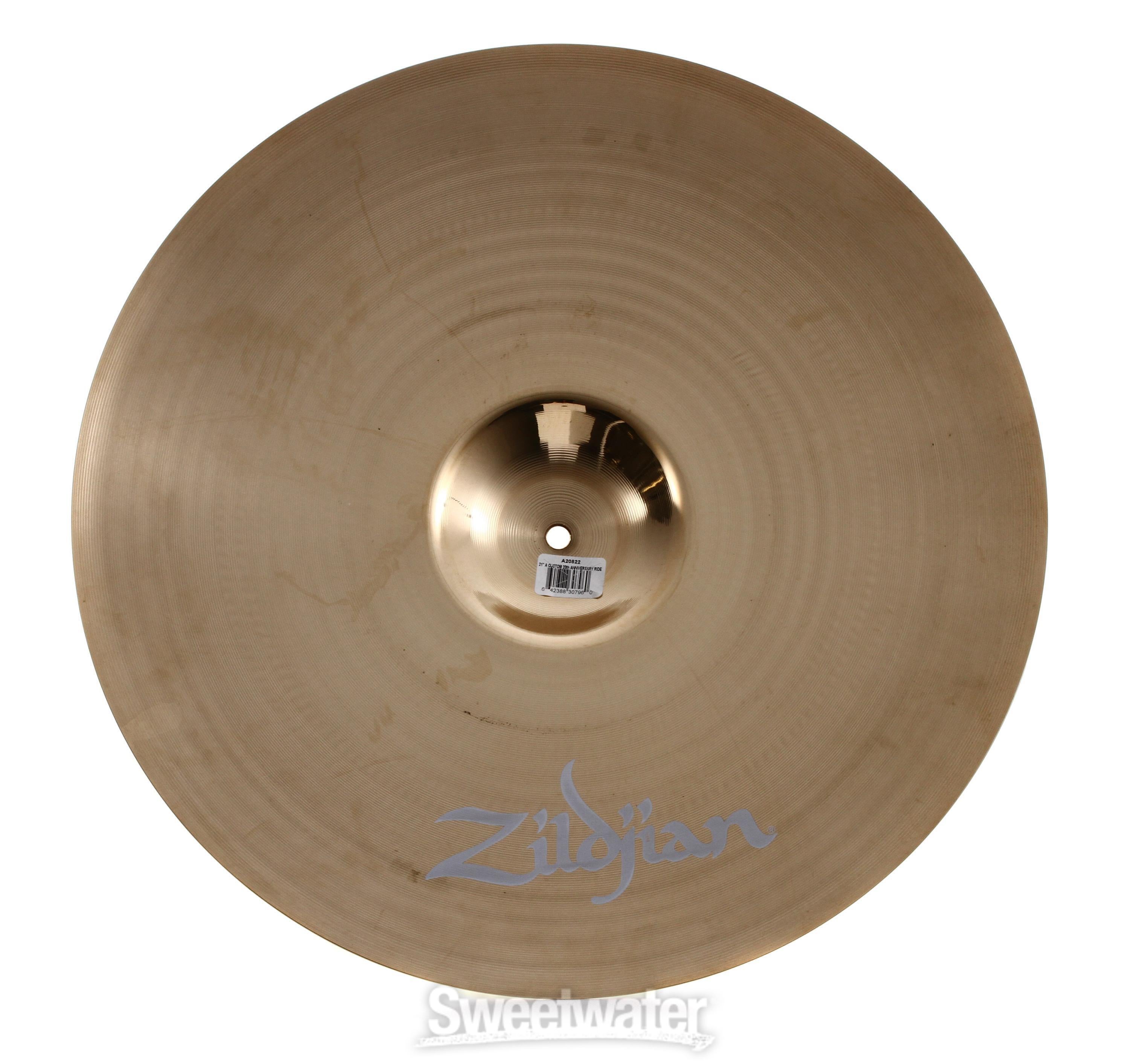 Zildjian 21 inch A Custom 20th Anniversary Ride Cymbal | Sweetwater