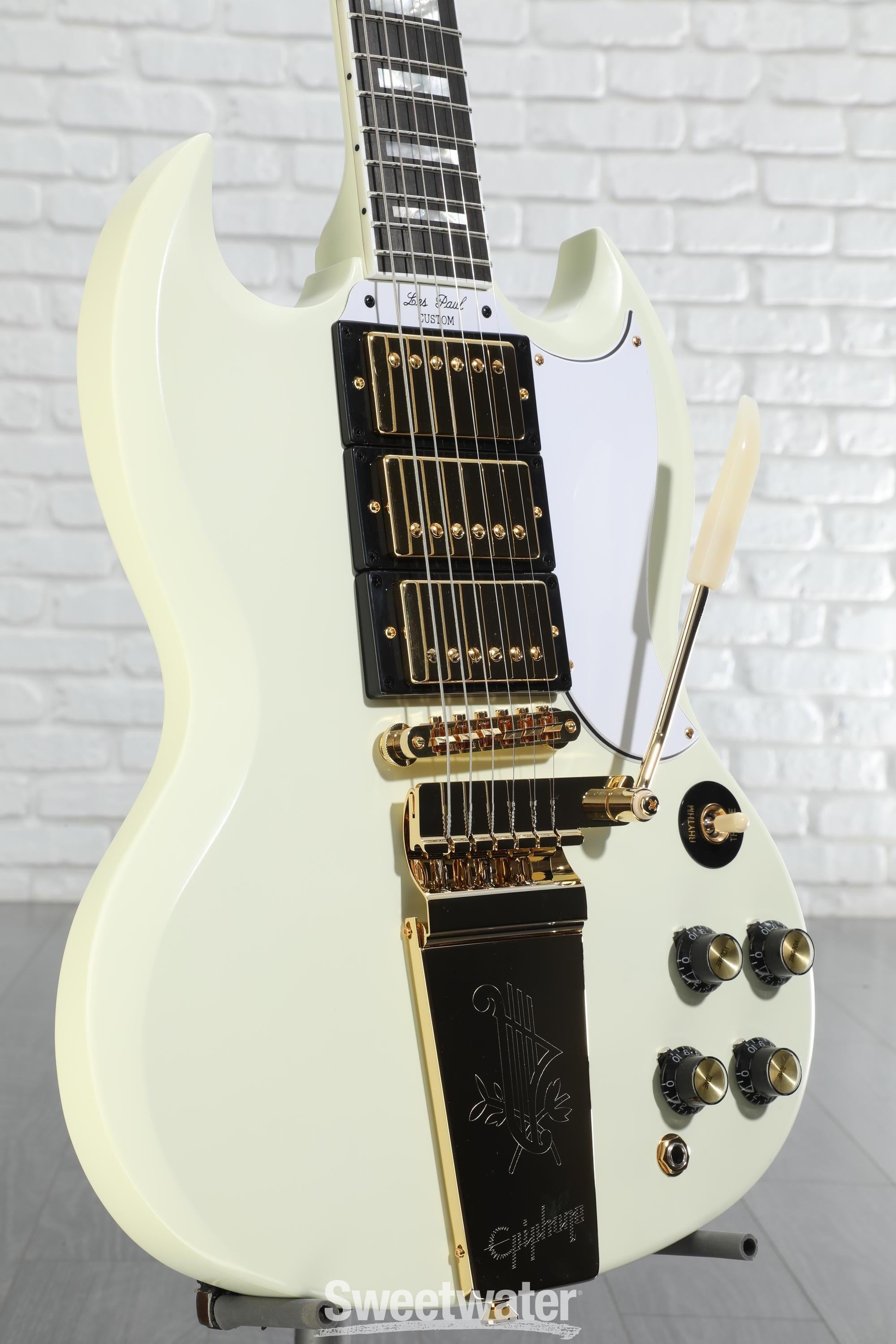Epiphone 1963 SG Custom Electric Guitar - Classic White VOS