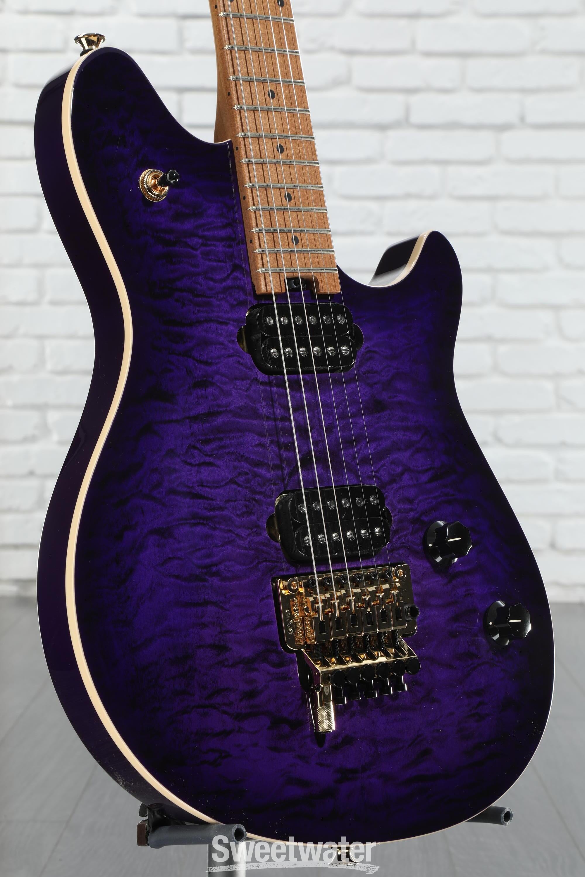 EVH Wolfgang Special QM Electric Guitar - Purple Burst