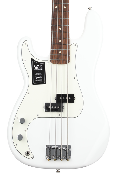Fender Player Precision Bass Left-handed - Polar White with