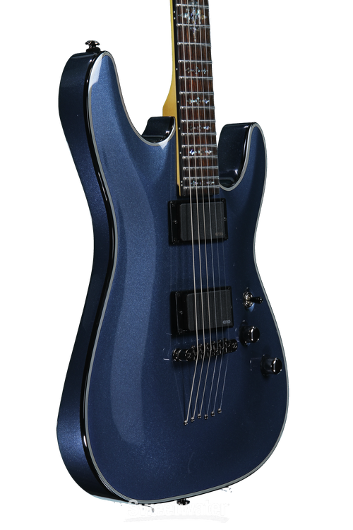 Schecter Damien Elite-6 - Dark Metallic Blue | Sweetwater