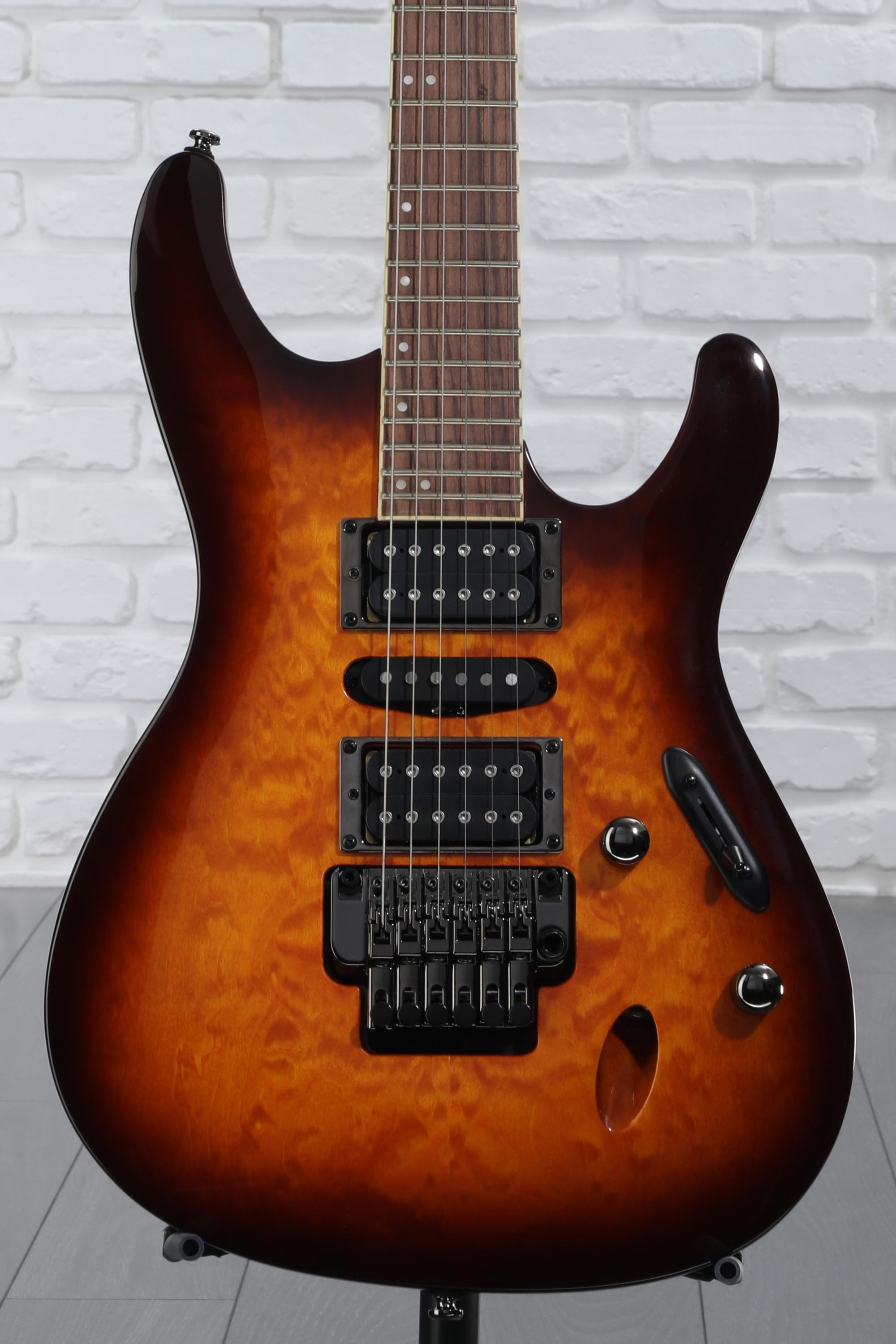 Ibanez S670QM Electric Guitar - Dragon Eye Burst | Sweetwater