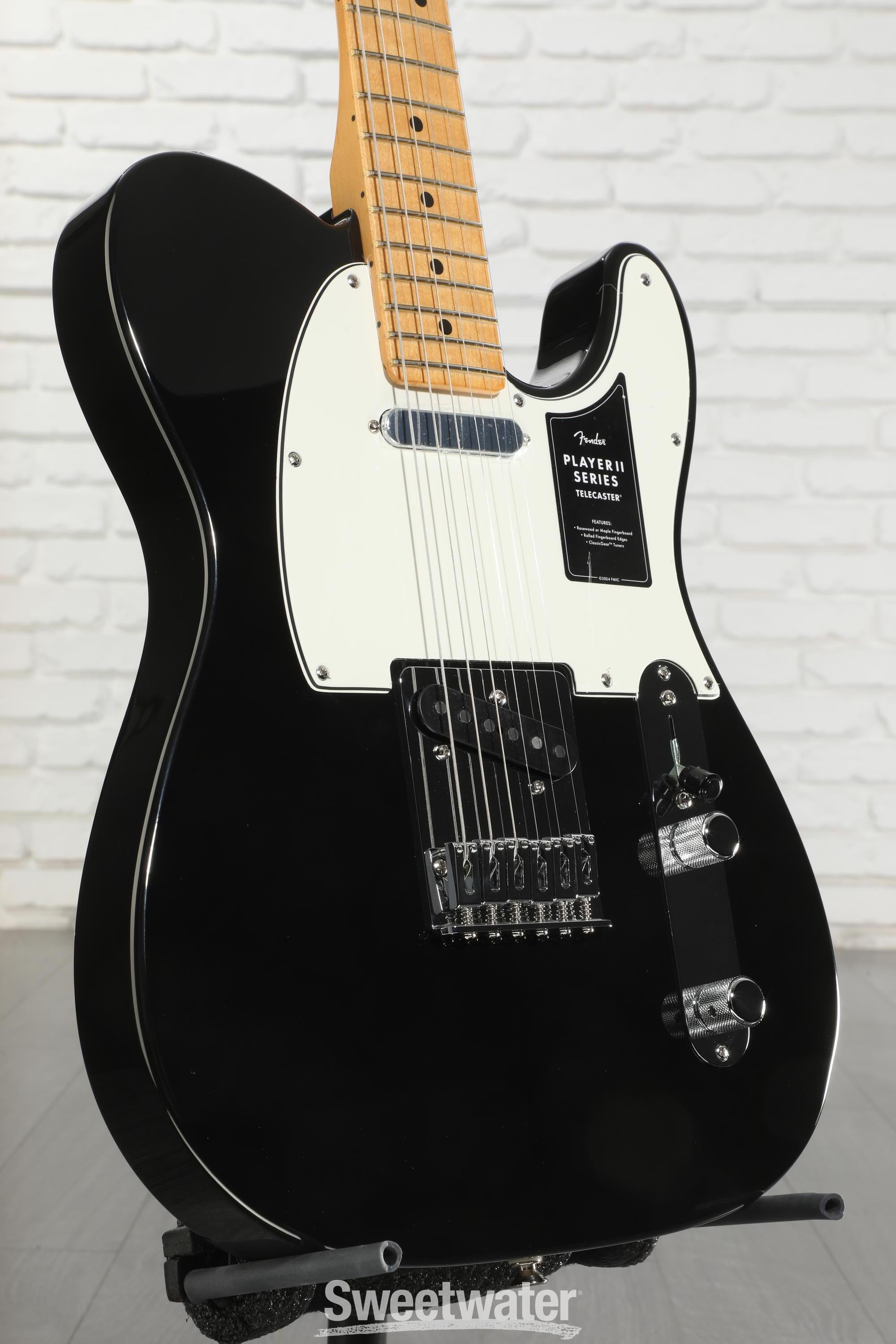 Fender Player II Telecaster Electric Guitar - Black with Maple