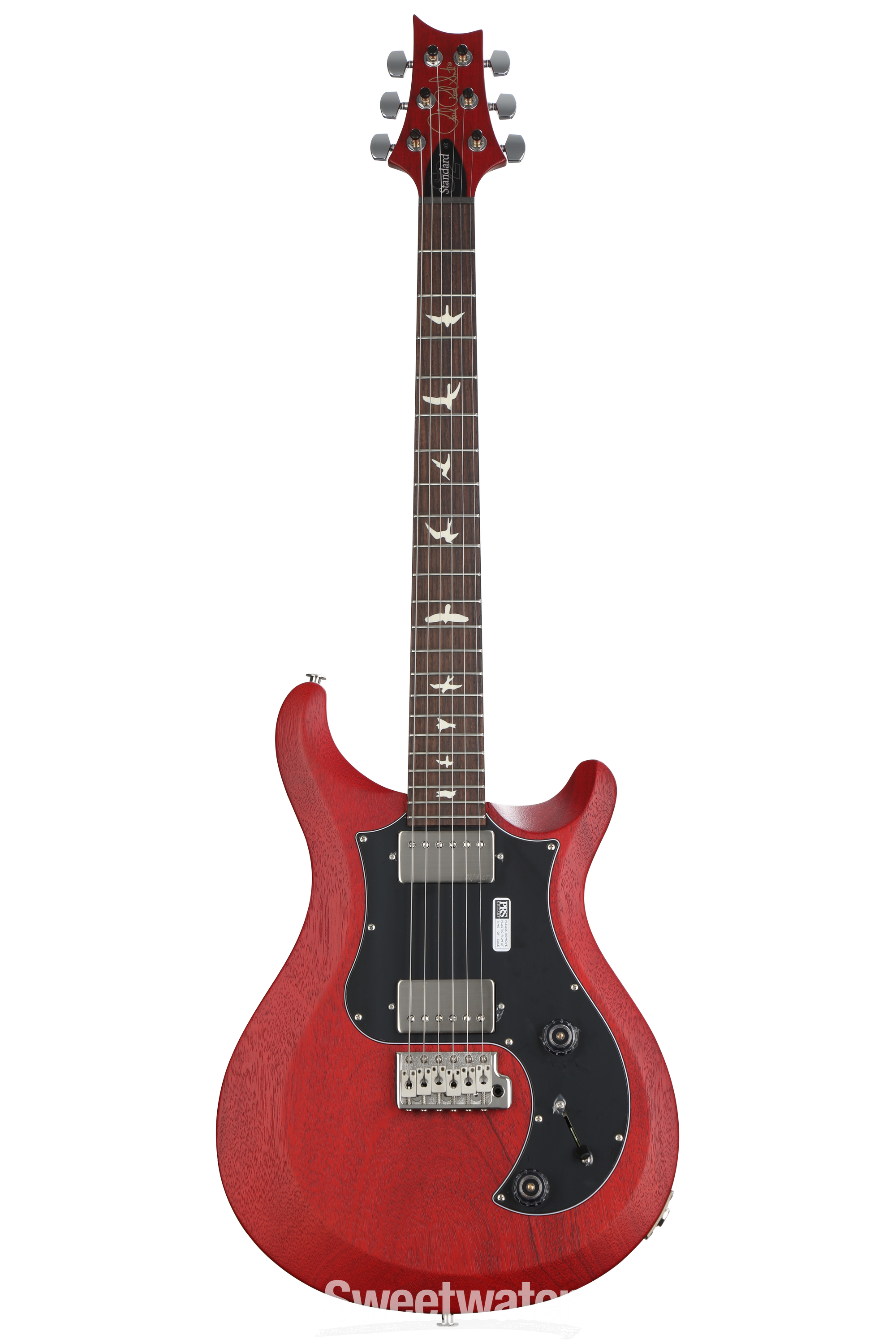 PRS S2 Standard 22 Electric Guitar - Vintage Cherry Satin | Sweetwater