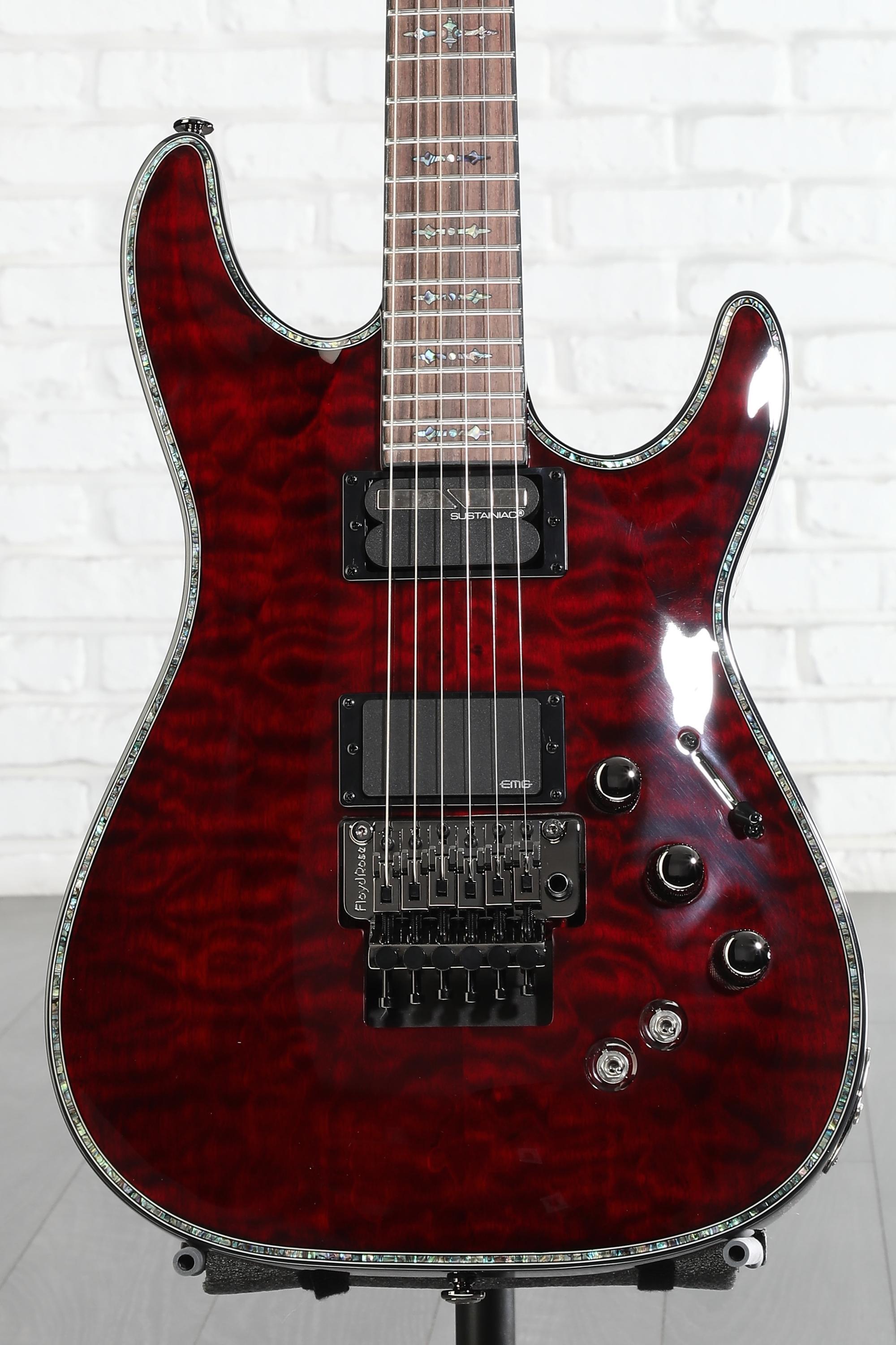 Schecter Hellraiser C-1 FR-S Electric Guitar - Black Cherry