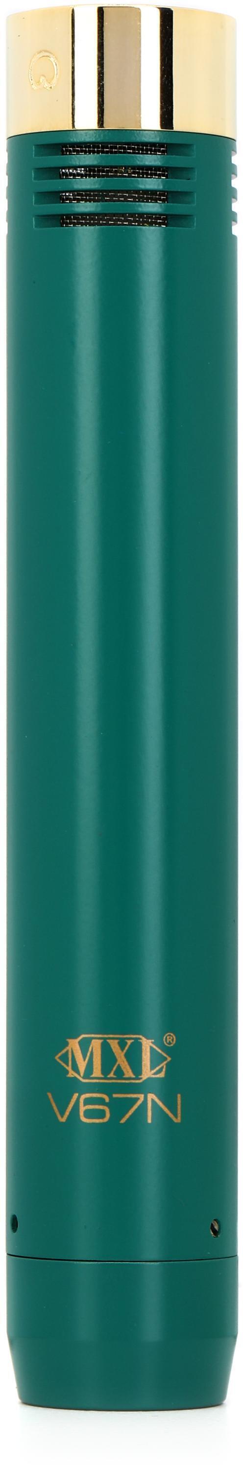 MXL V67N Pencil Condenser Instrument Microphone - Green with Gold