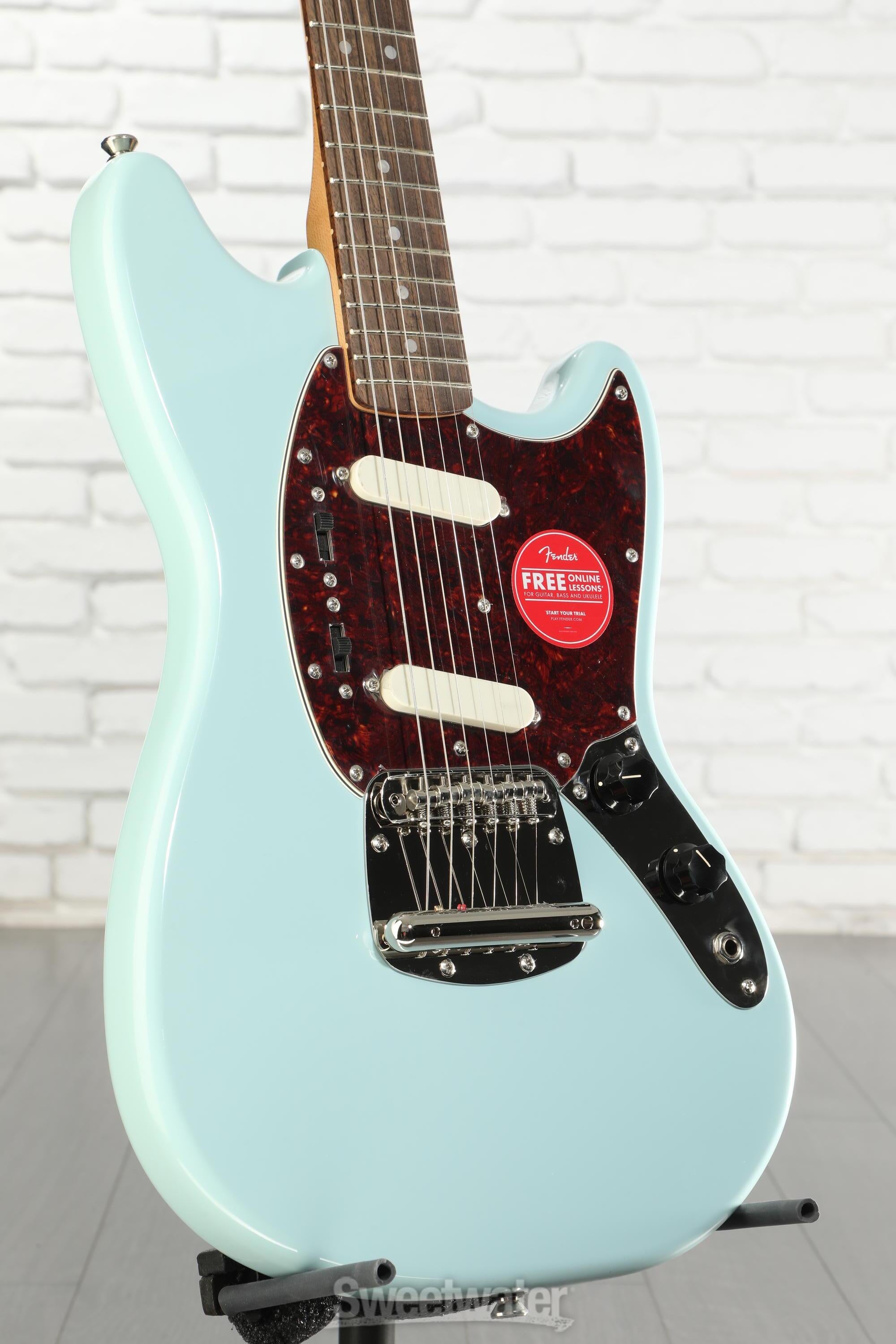 Squier Classic Vibe '60s Mustang Electric Guitar - Sonic Blue