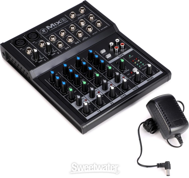 Mackie Mix8 8-channel Compact Mixer